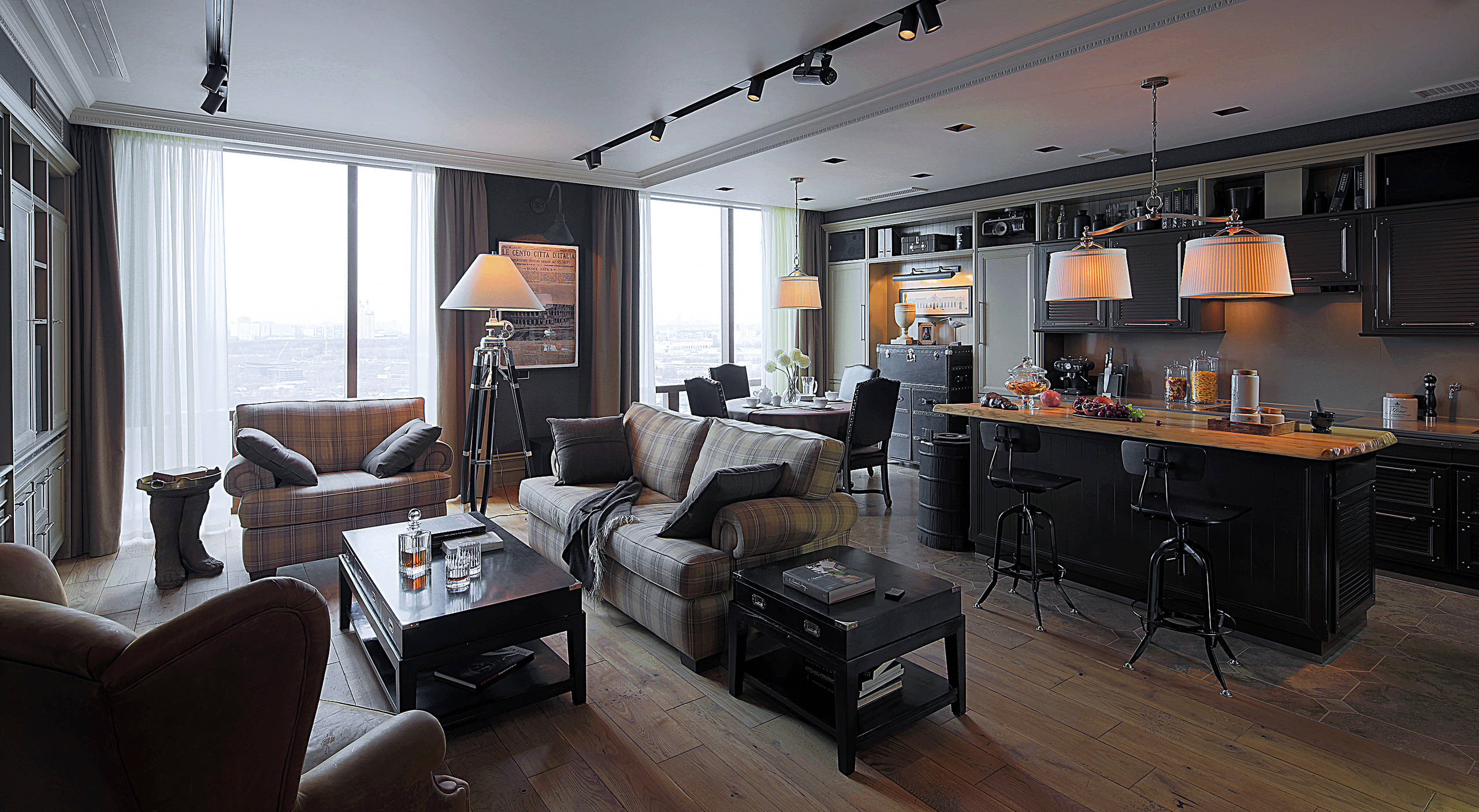 Houzz тур: «Классика с историей» в высотке-новостройке