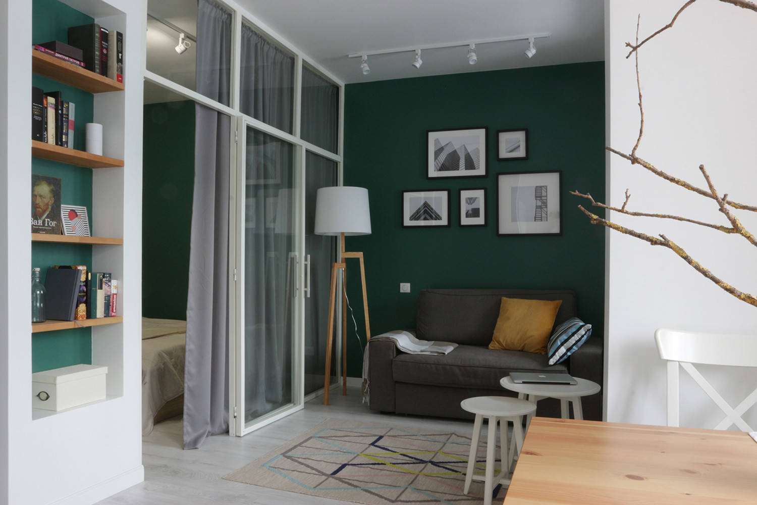 В гостях: Студия 32 кв.м с полноценной спальней