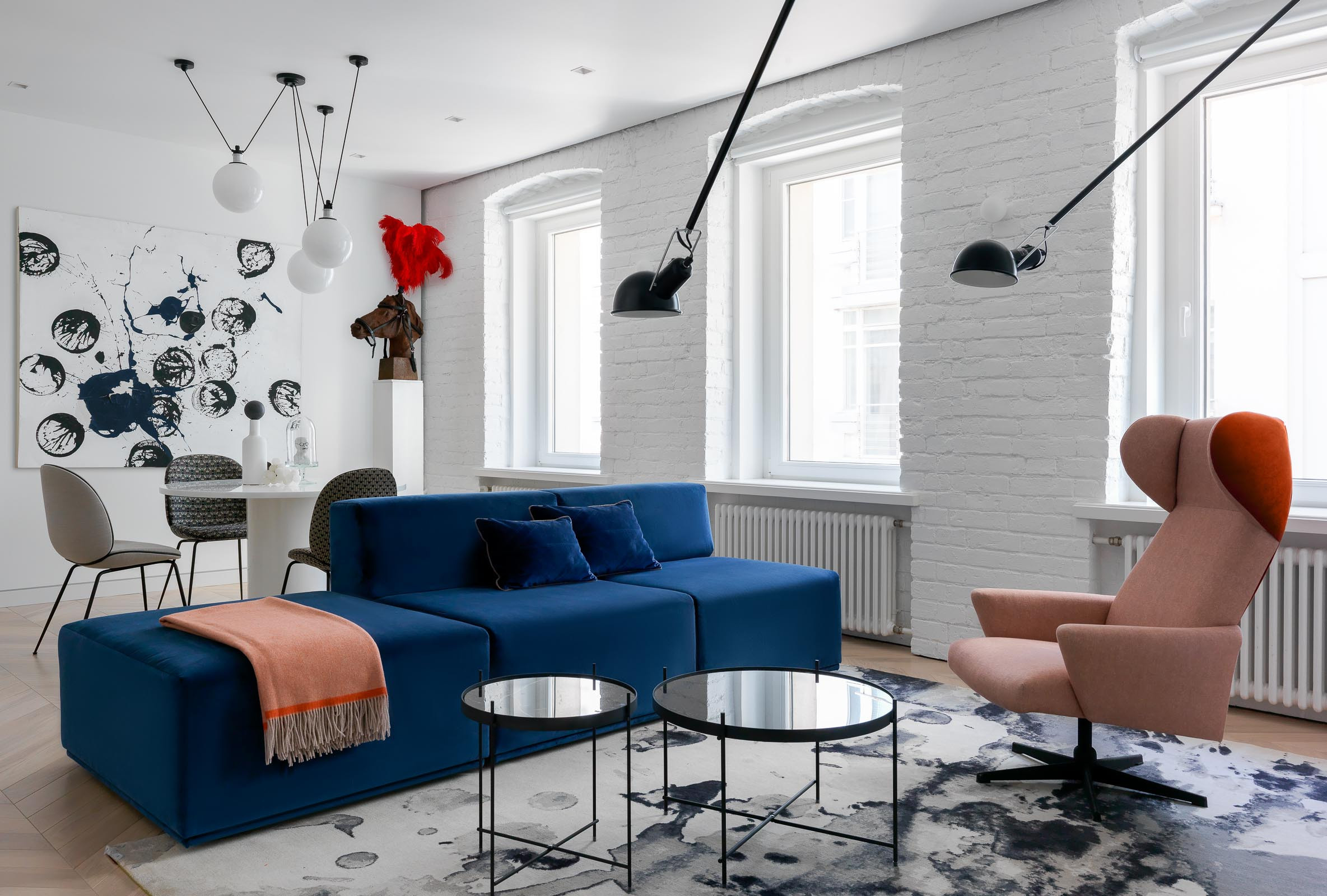 Houzz Москва: квартира в старом фонде — для пары французов