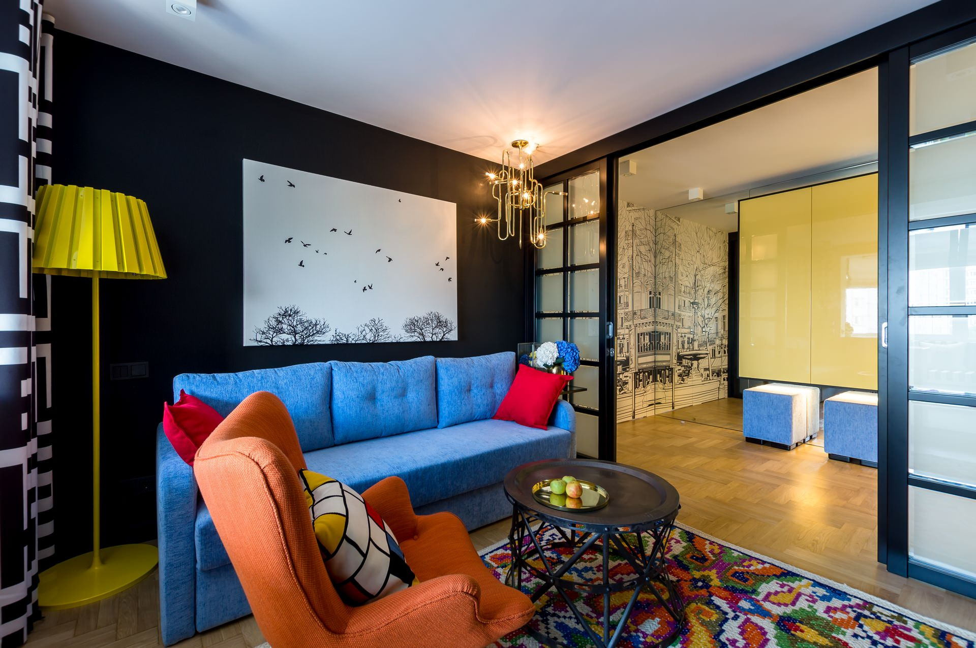 Современные обои для зала