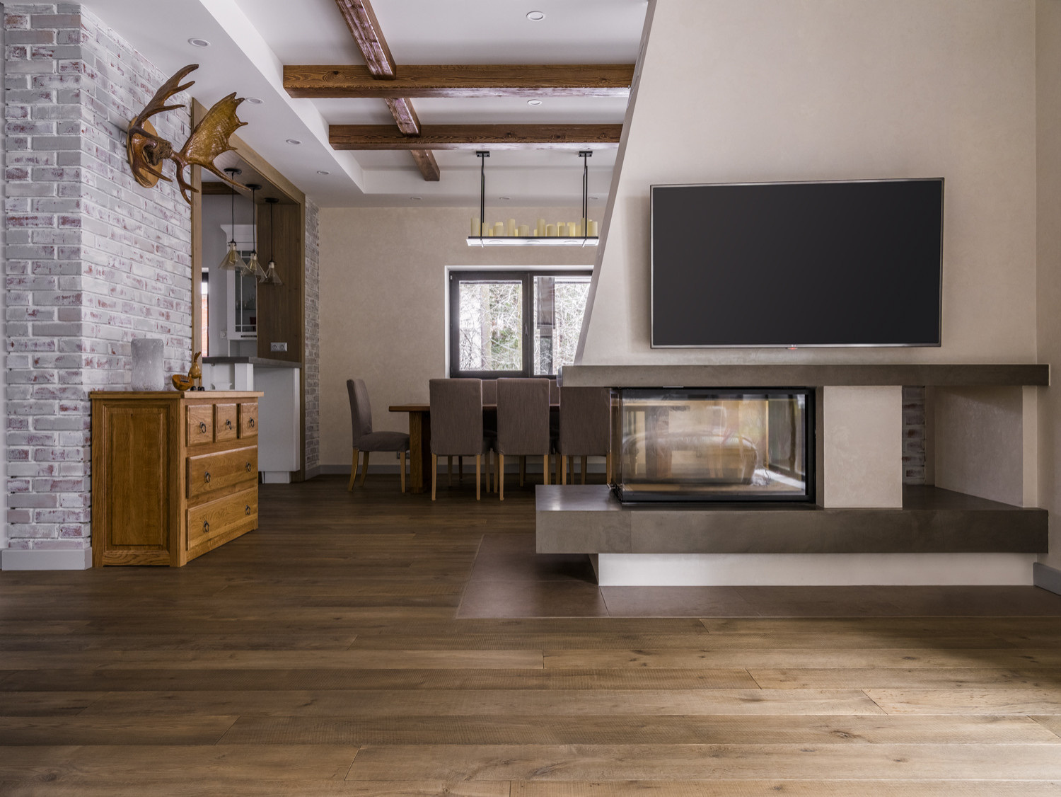 Houzz тур: Дом из седого кирпича