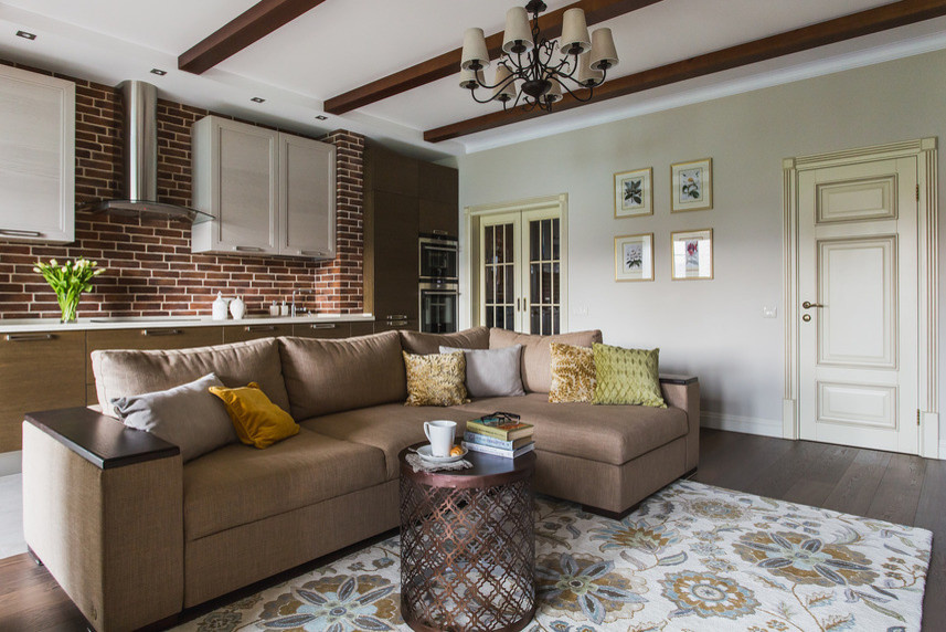 Houzz тур: Романтичный фьюжн в квартире для большой семьи