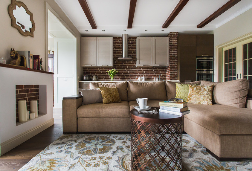 Houzz тур: Романтичный фьюжн в квартире для большой семьи