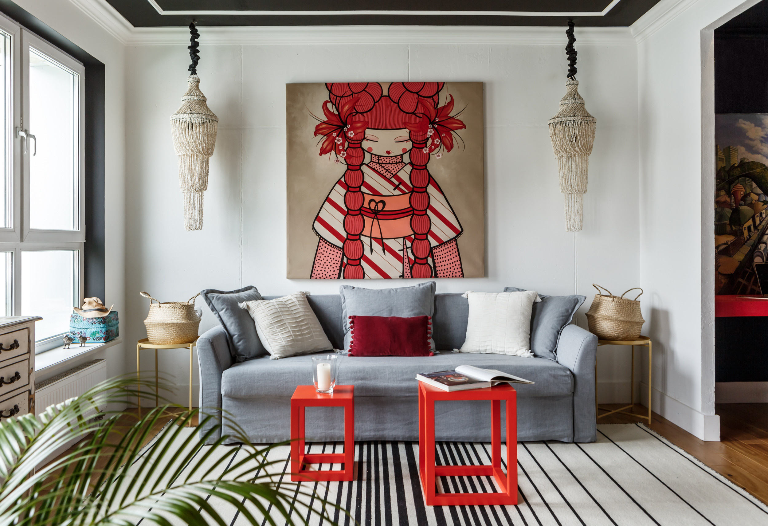 Houzz тур: Квартира с черным потолком