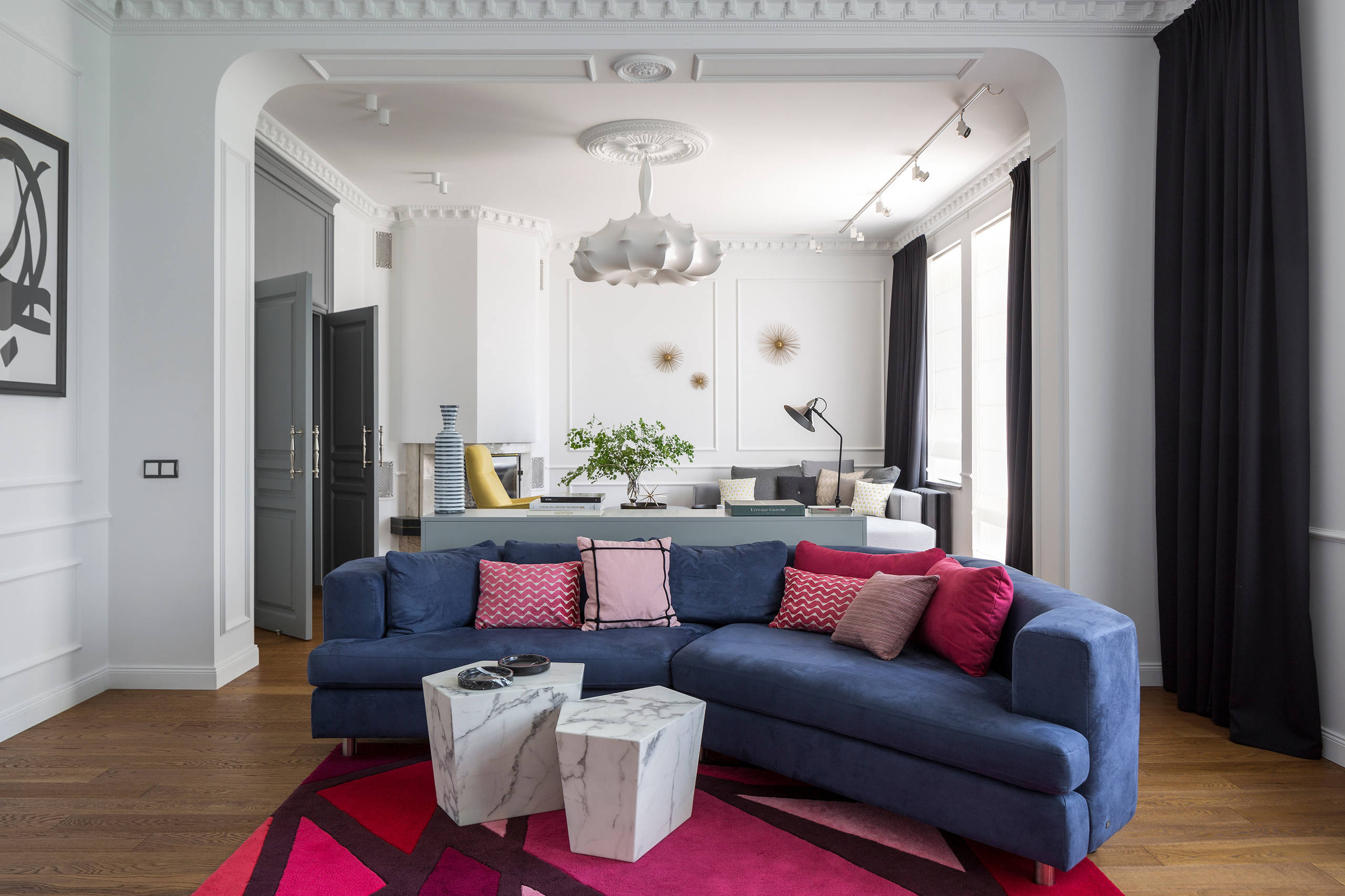 Houzz тур: Двухэтажная квартира в Калининграде