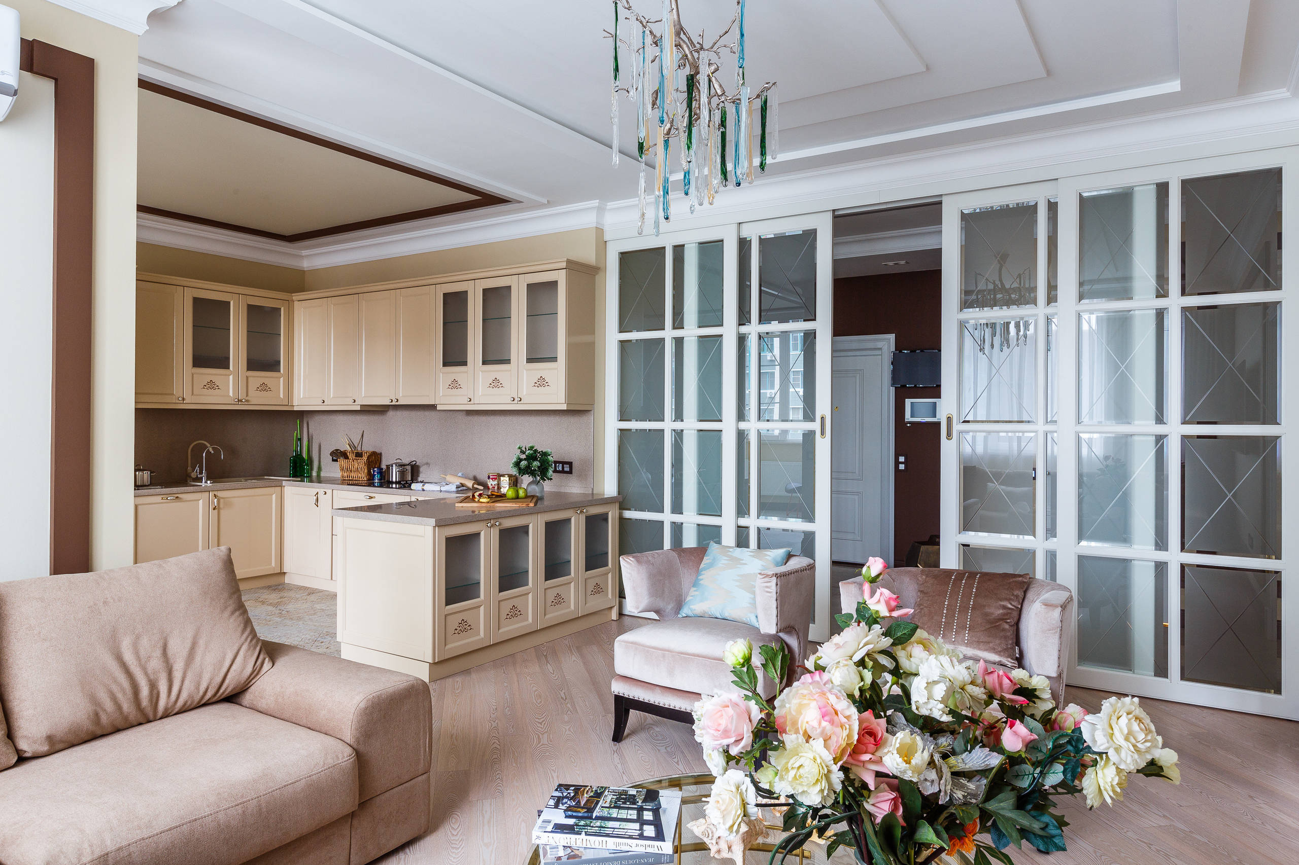 Houzz тур: Квартира в Краснодаре с тремя спальнями