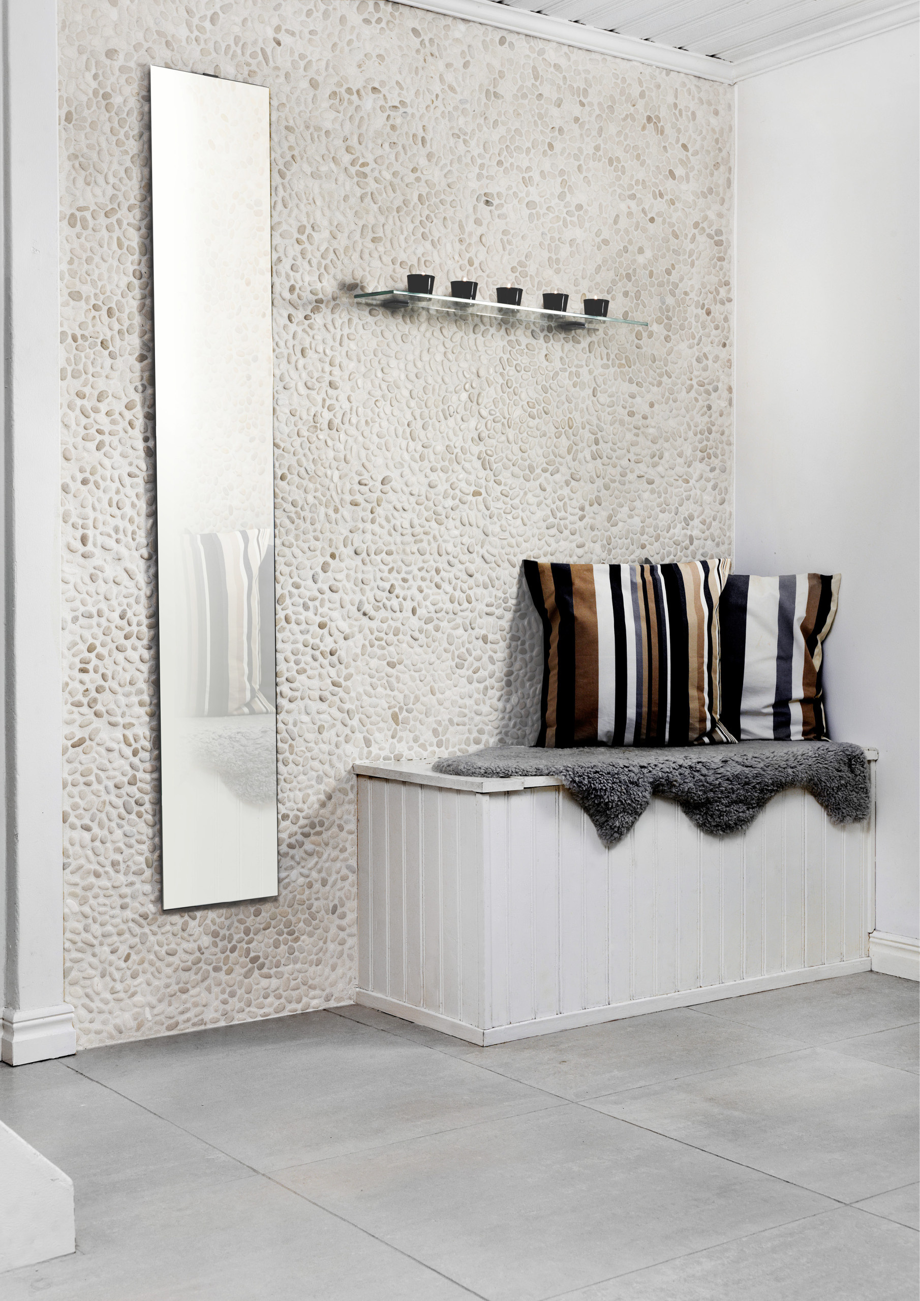 Фотоохота: 34 идеи отделки прихожей декоративным камнем