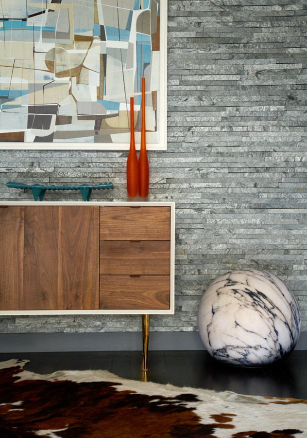 Фотоохота: 34 идеи отделки прихожей декоративным камнем