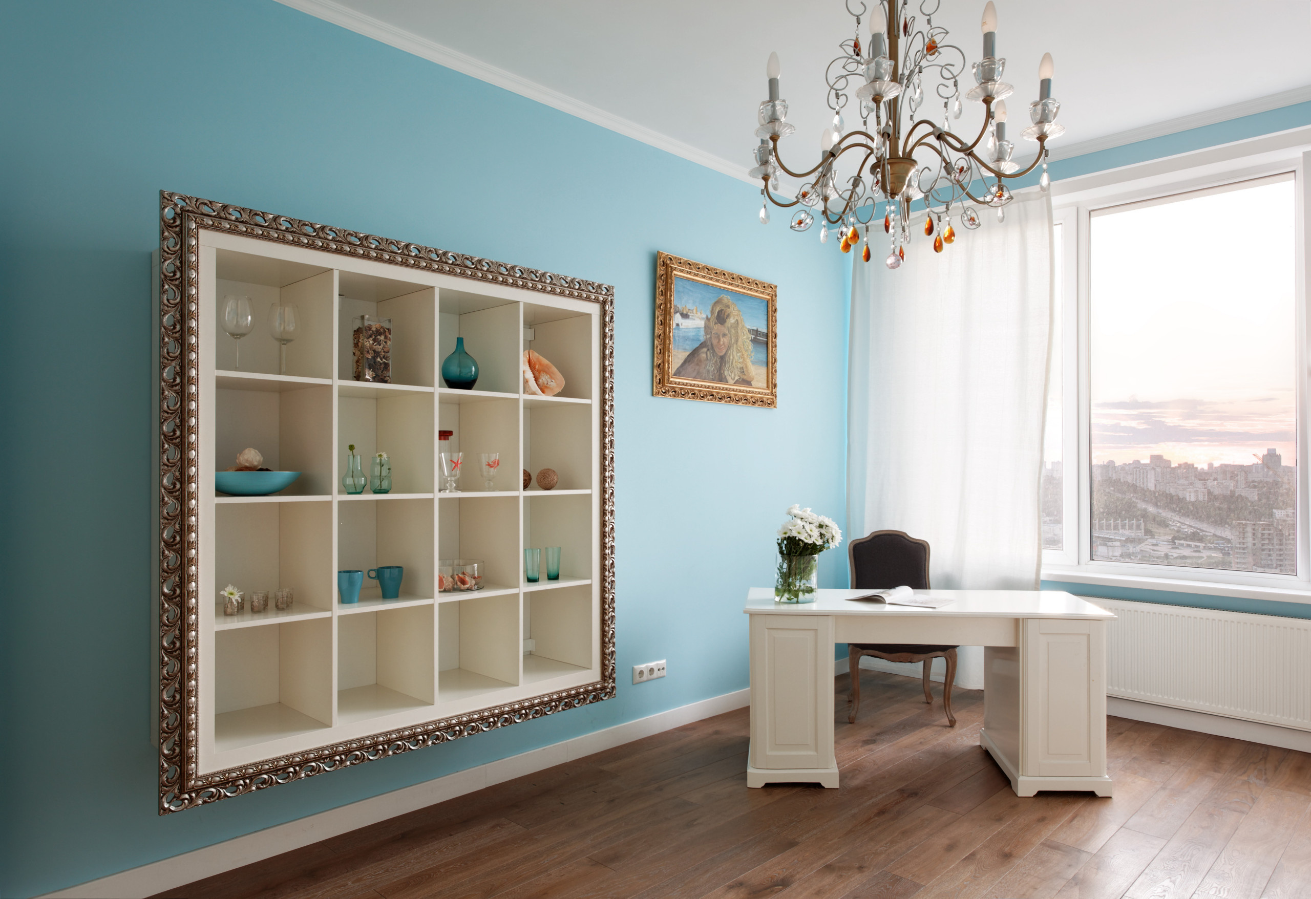 Houzz тур: Неоклассика для двоих на 27 этаже