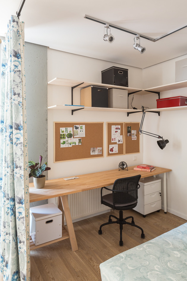 Houzz Украина: Лаконичная студия в светлых тонах