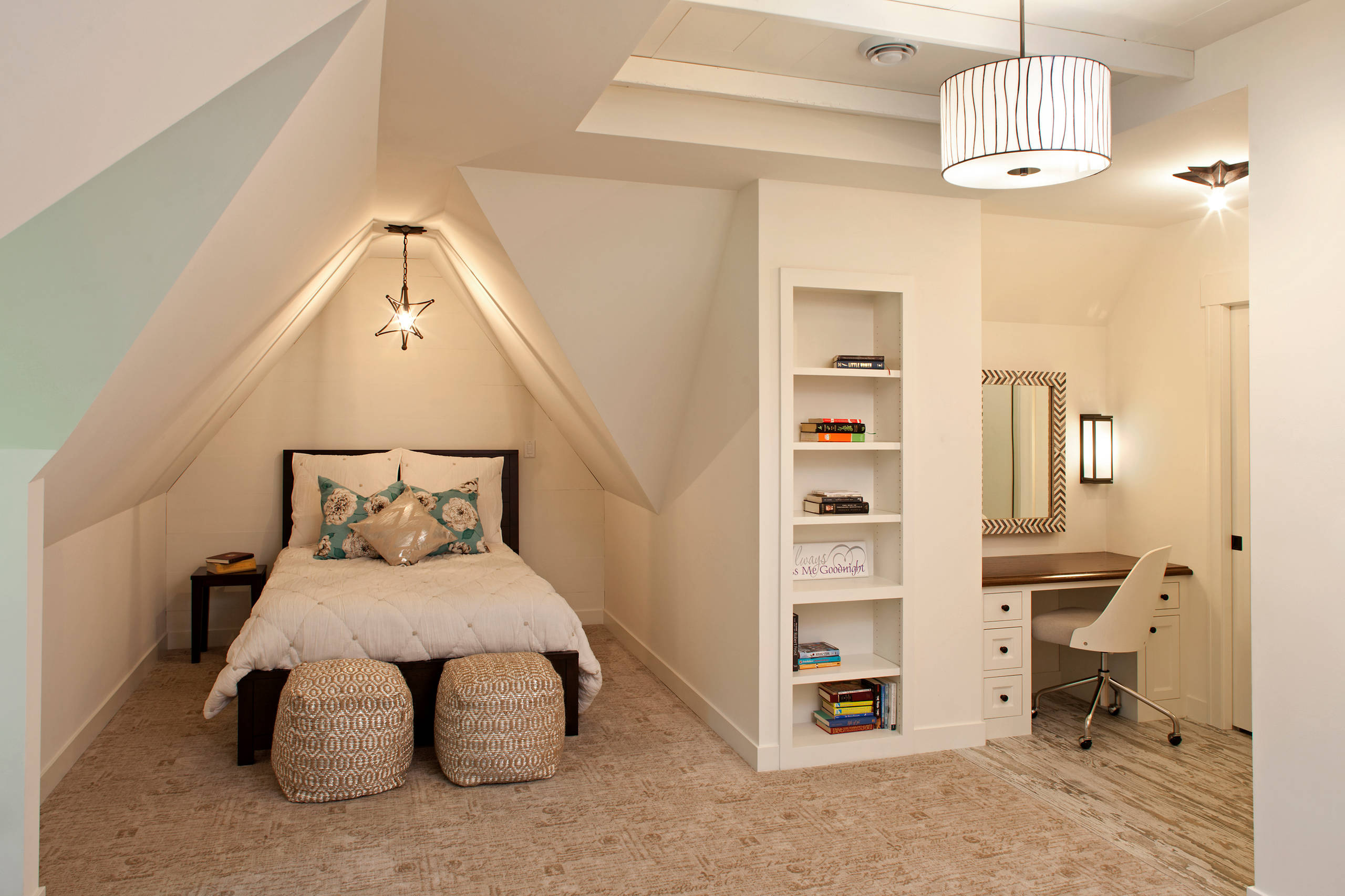 Мансарда: Что делать с высоким коньком