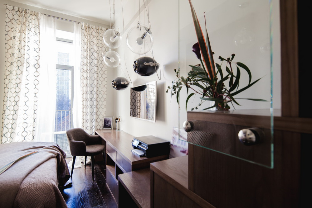 Houzz тур: «Женский» лофт с акцентами ар деко