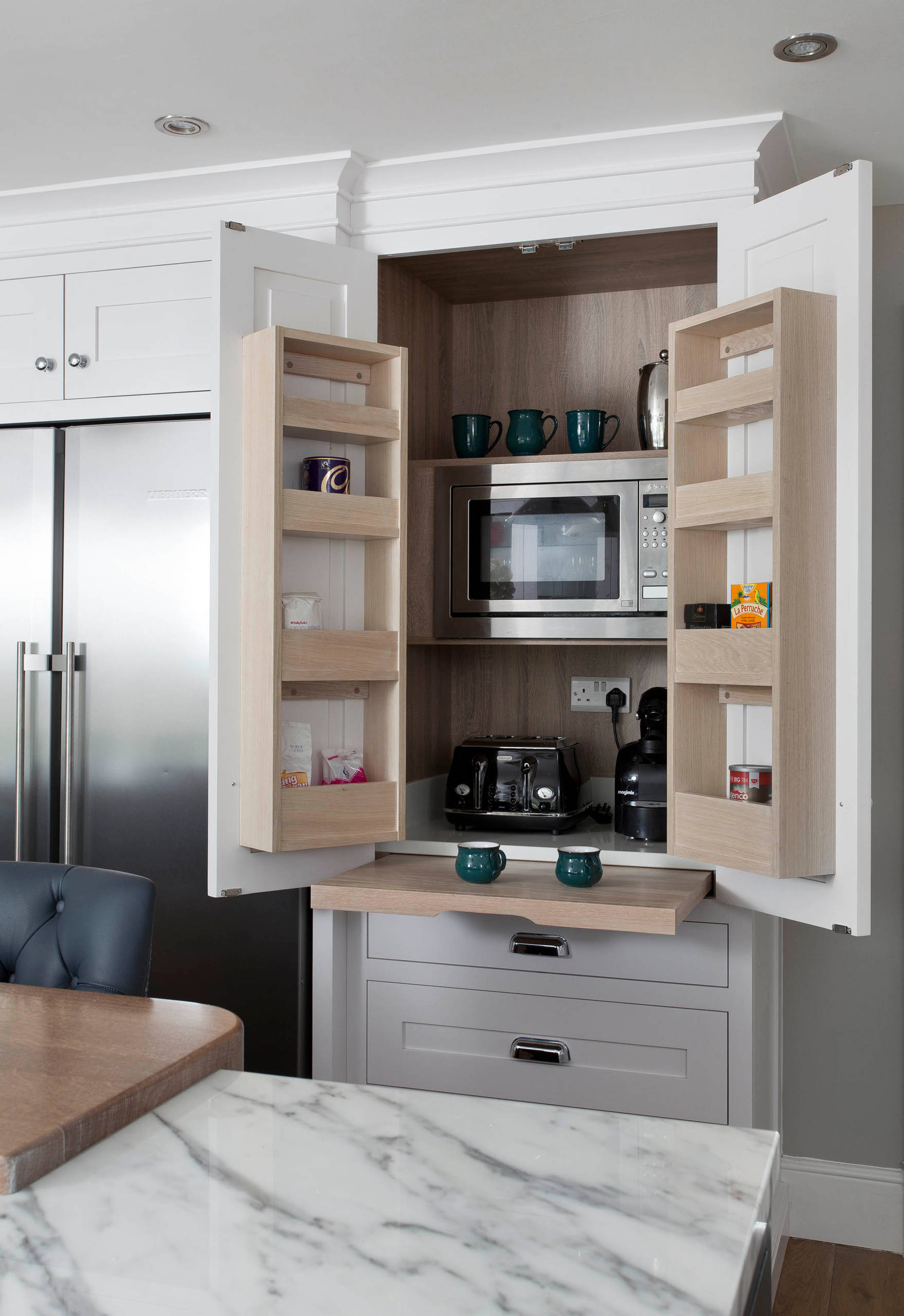 Кухни: 21 раскладной стол — до и после трансформации