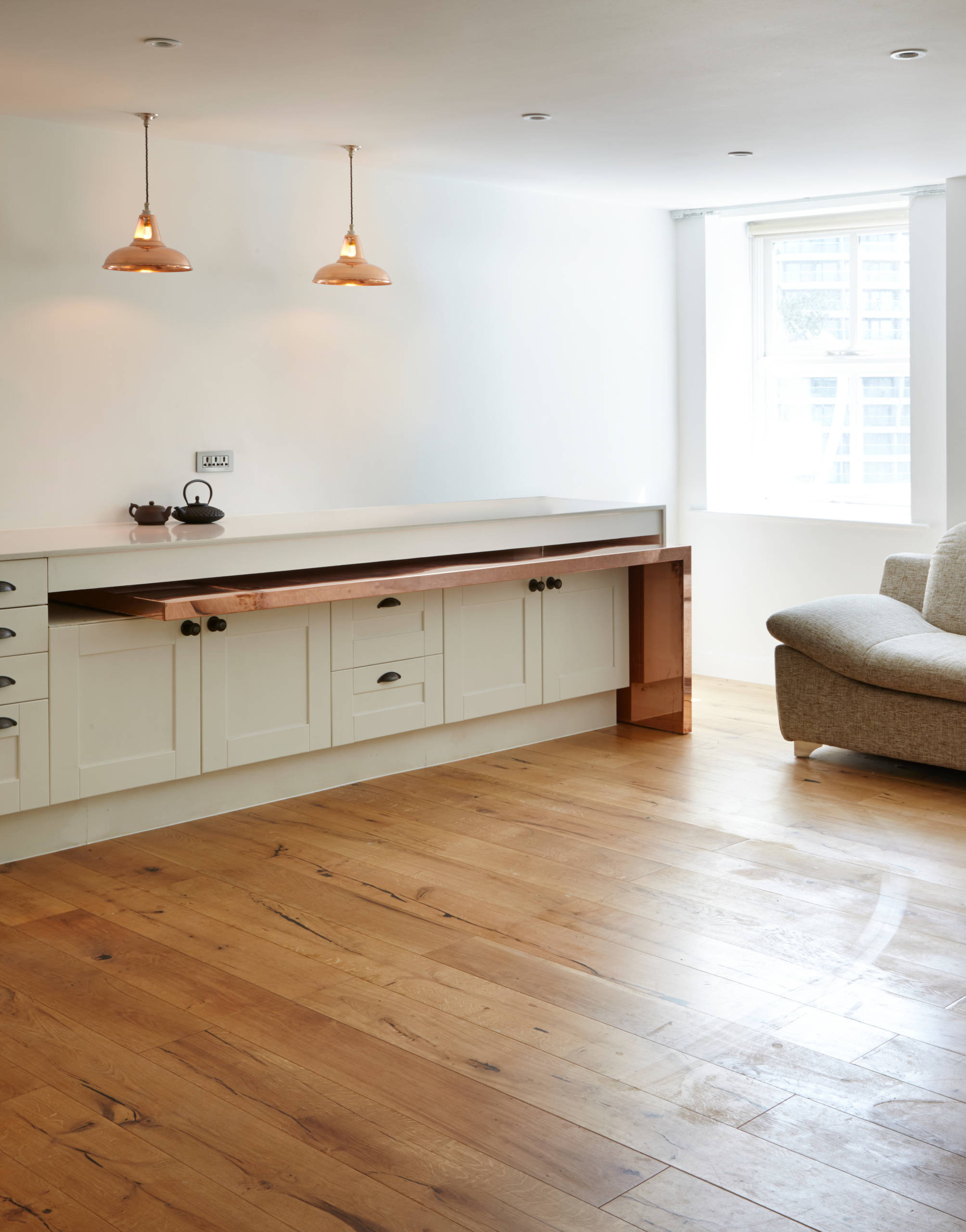 Кухни: 21 раскладной стол — до и после трансформации