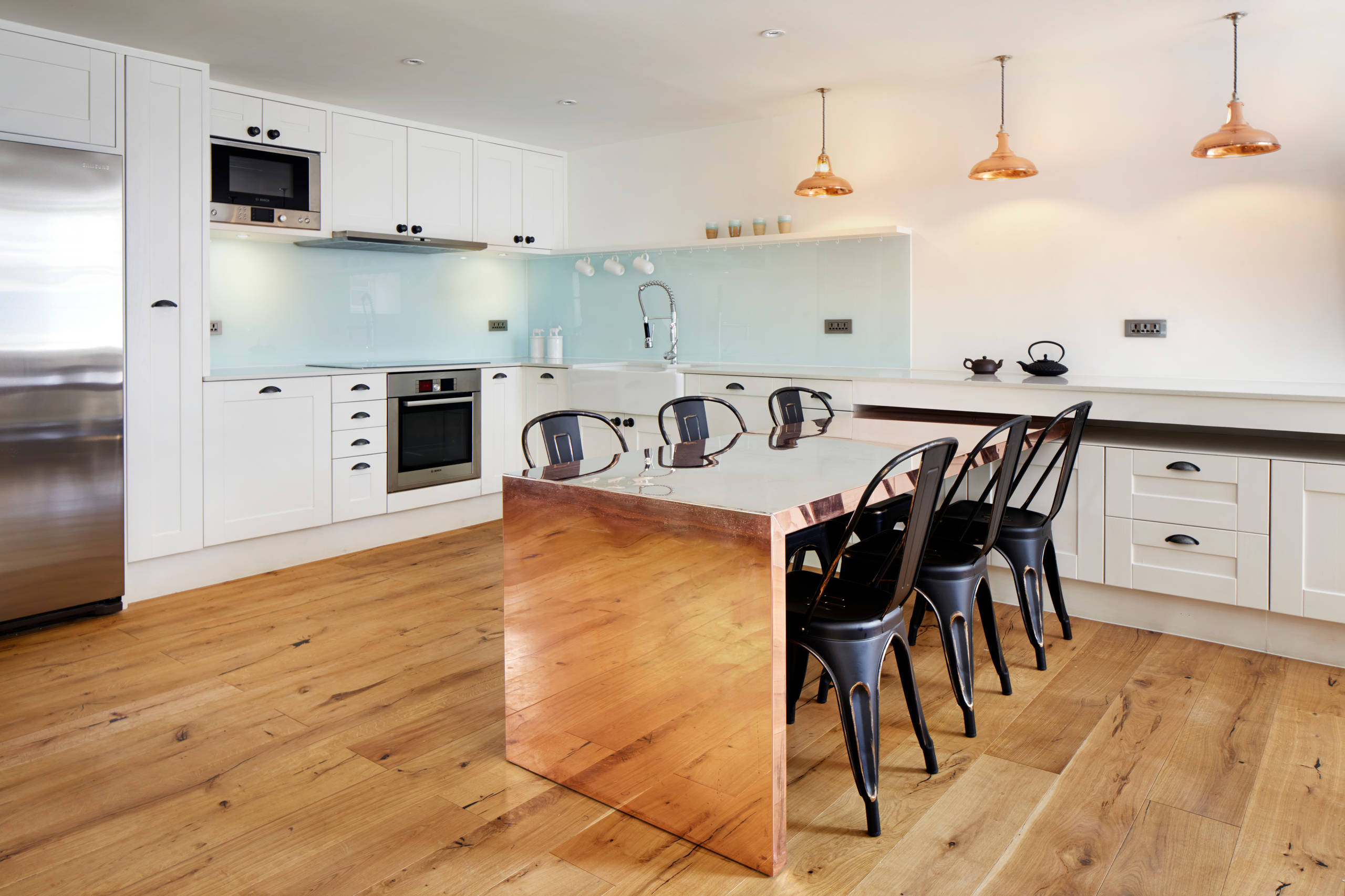 Кухни: 21 раскладной стол — до и после трансформации