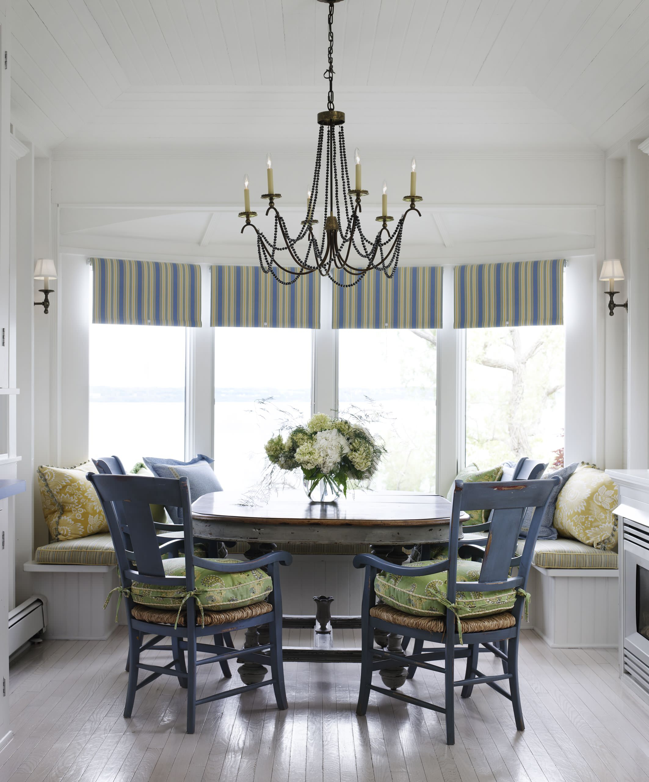 С миру по идее: как оформить интерьер кухни с эркером