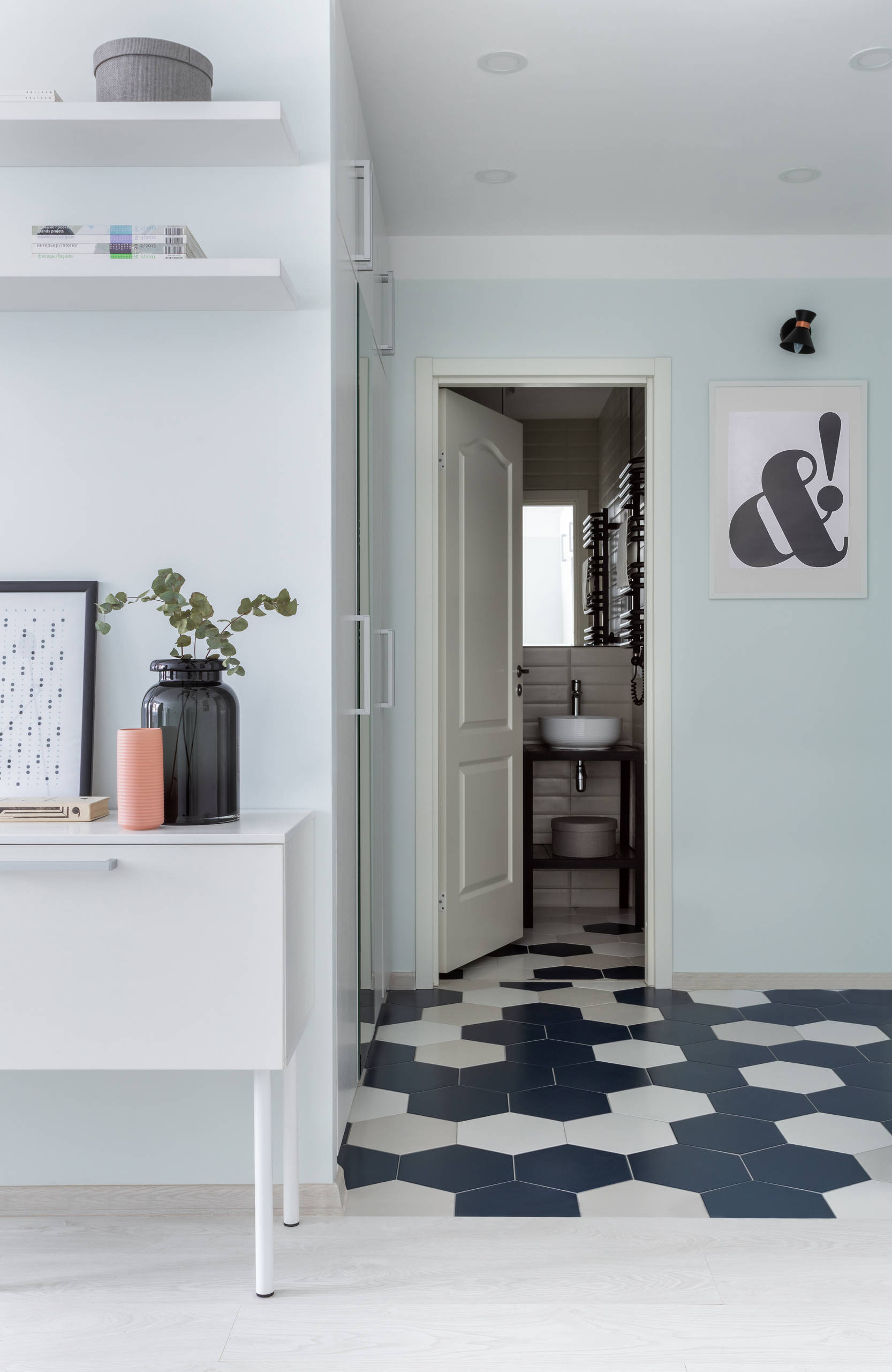 Houzz тур: Маленькая квартира для ученых-геохимиков