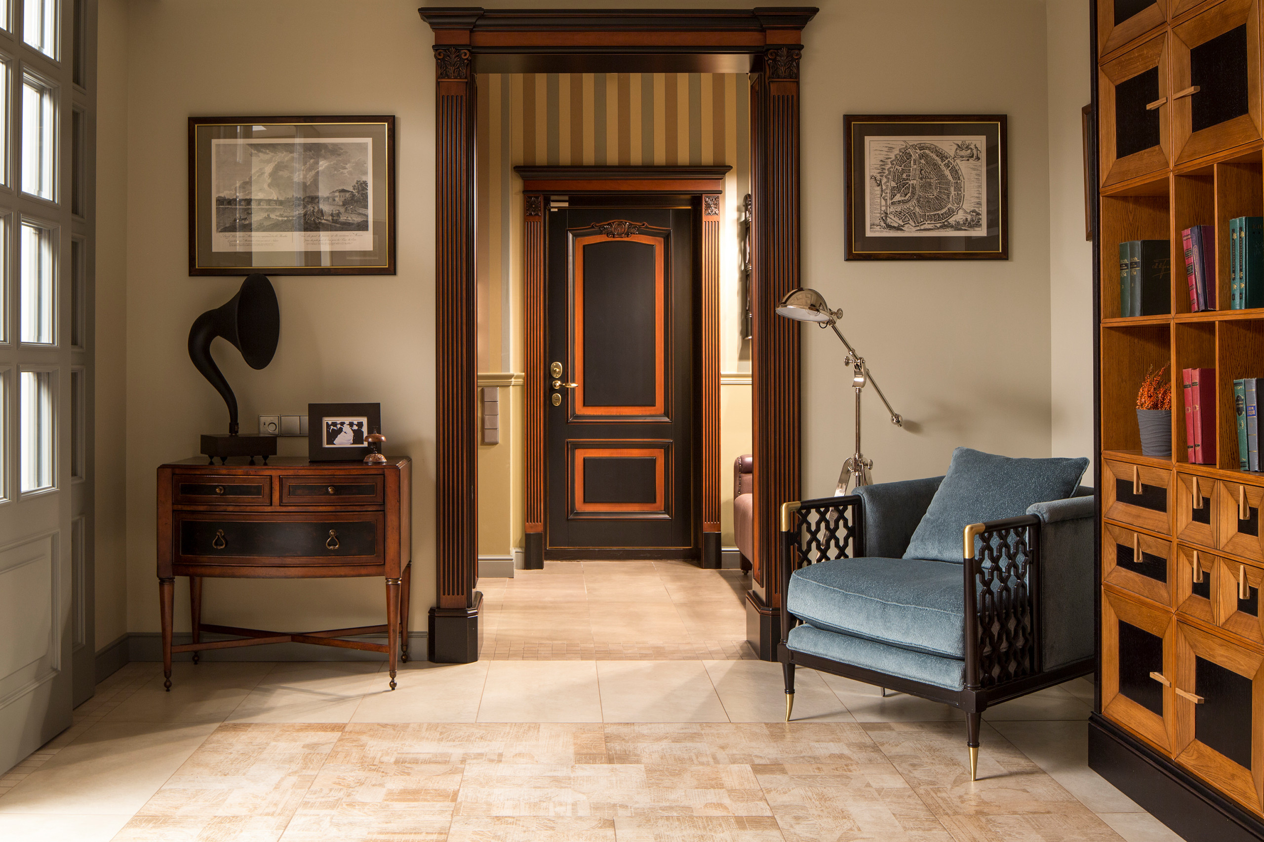 Houzz тур: Квартира с кессонами и кофейным уголком