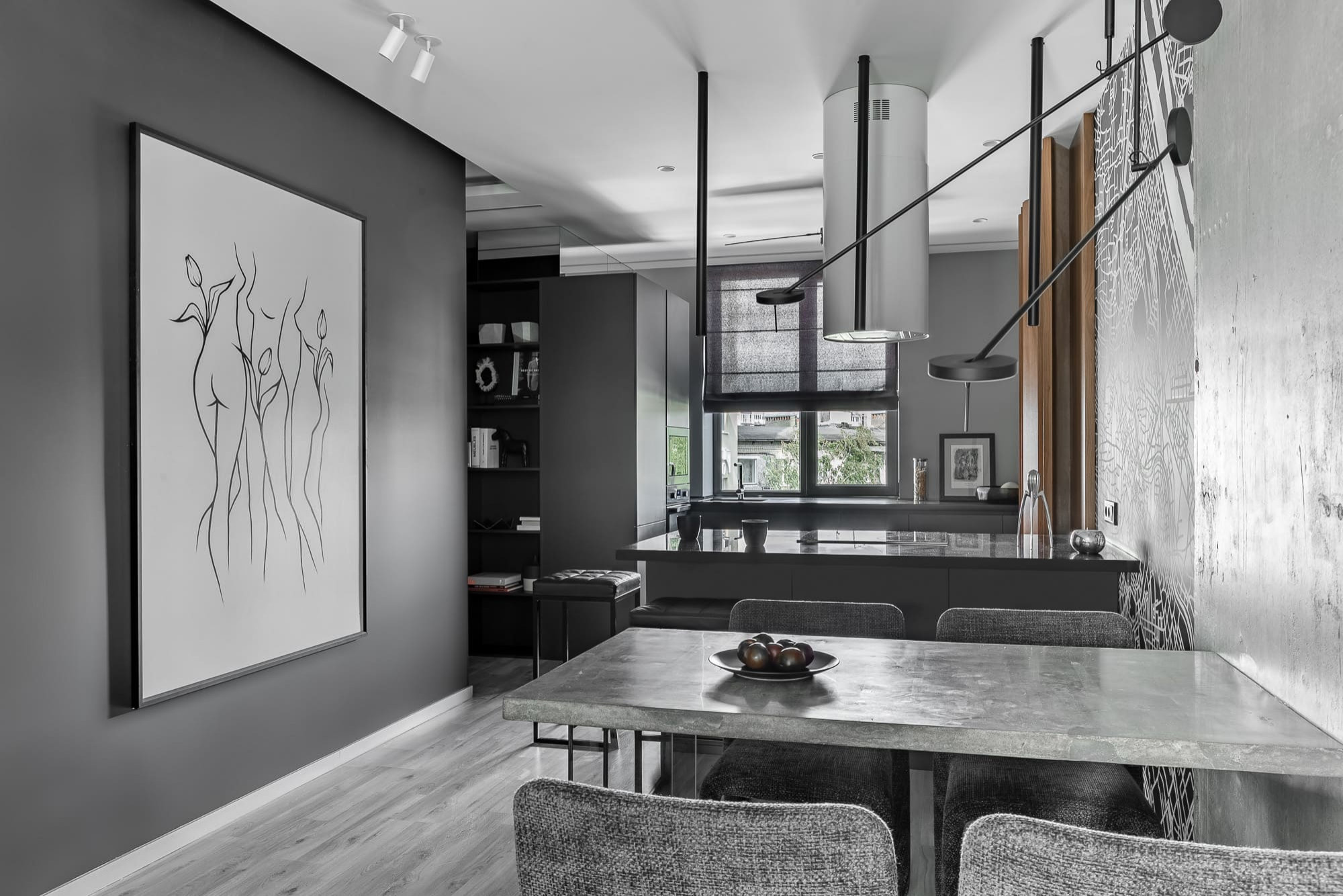 Houzz тур: Брутальный интерьер для IT-специалиста в Саратове