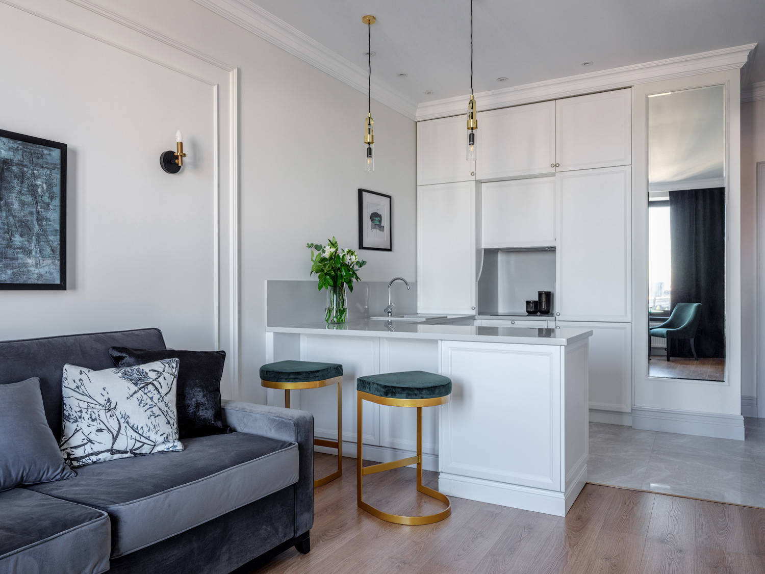 Есть решение: Кухня в «еврогостиной» — 7 проектов