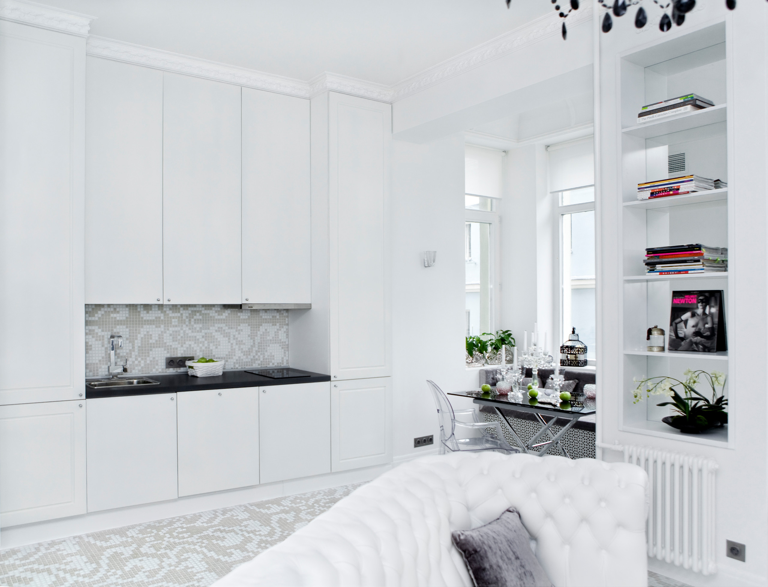 Дизайн кухни с эркером