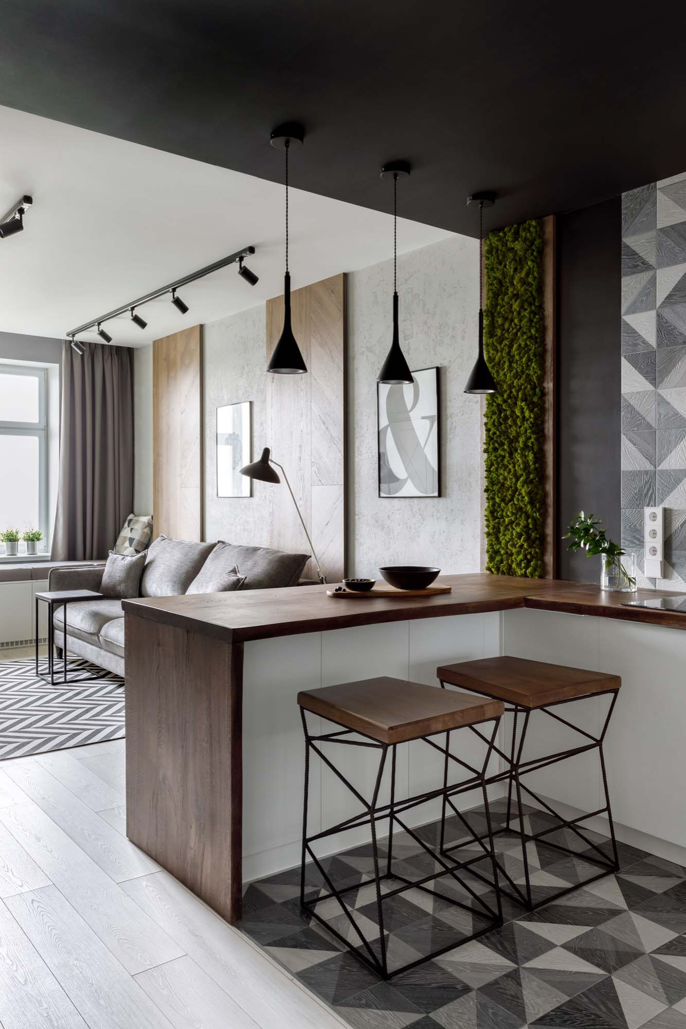 Есть решение: Кухня в «еврогостиной» — 7 проектов