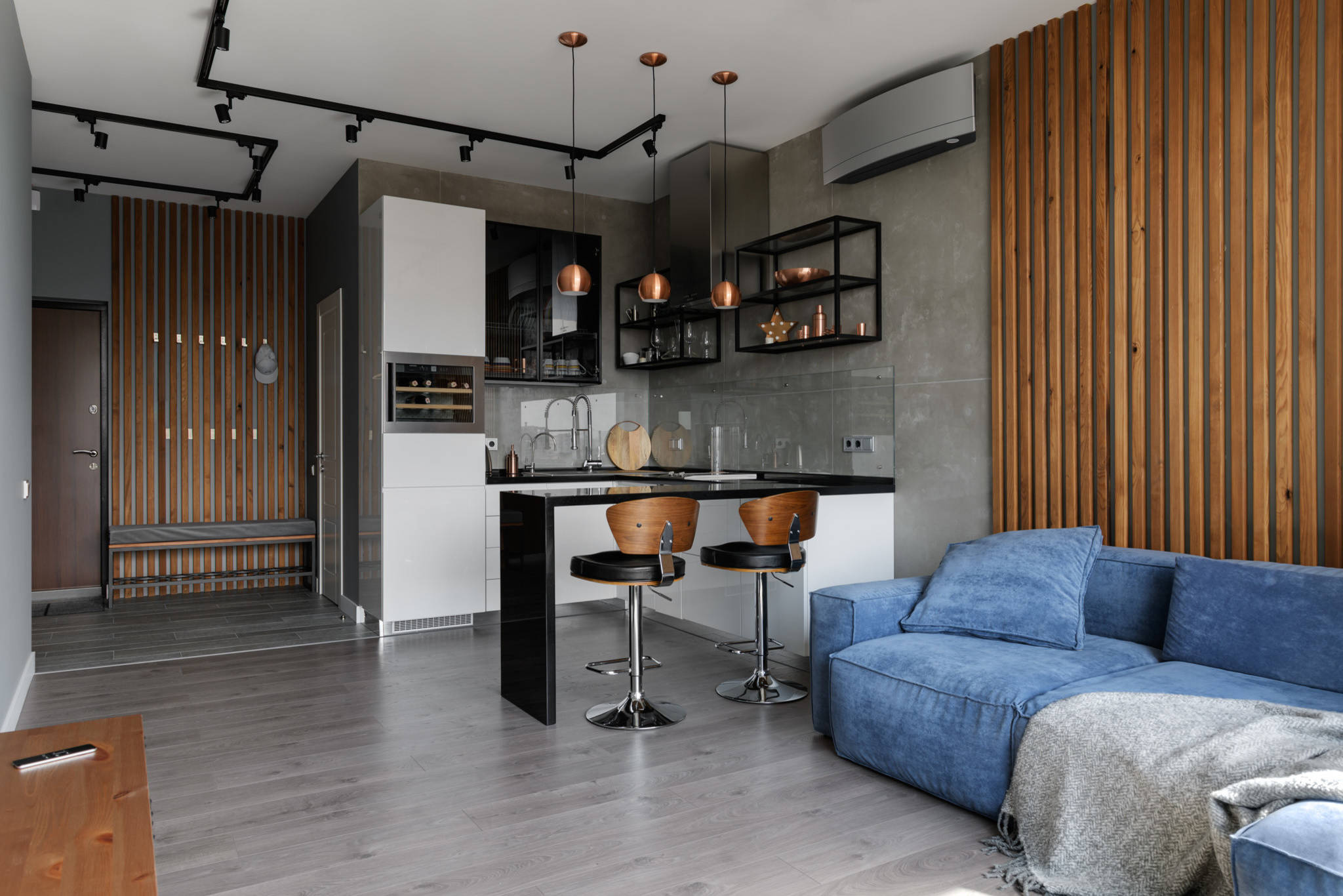 Есть решение: 9 вариантов дизайна кухни-гостиной 30 кв.м