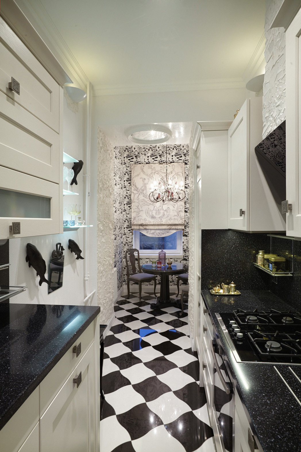 Проблема и решение: Дизайн узкой кухни