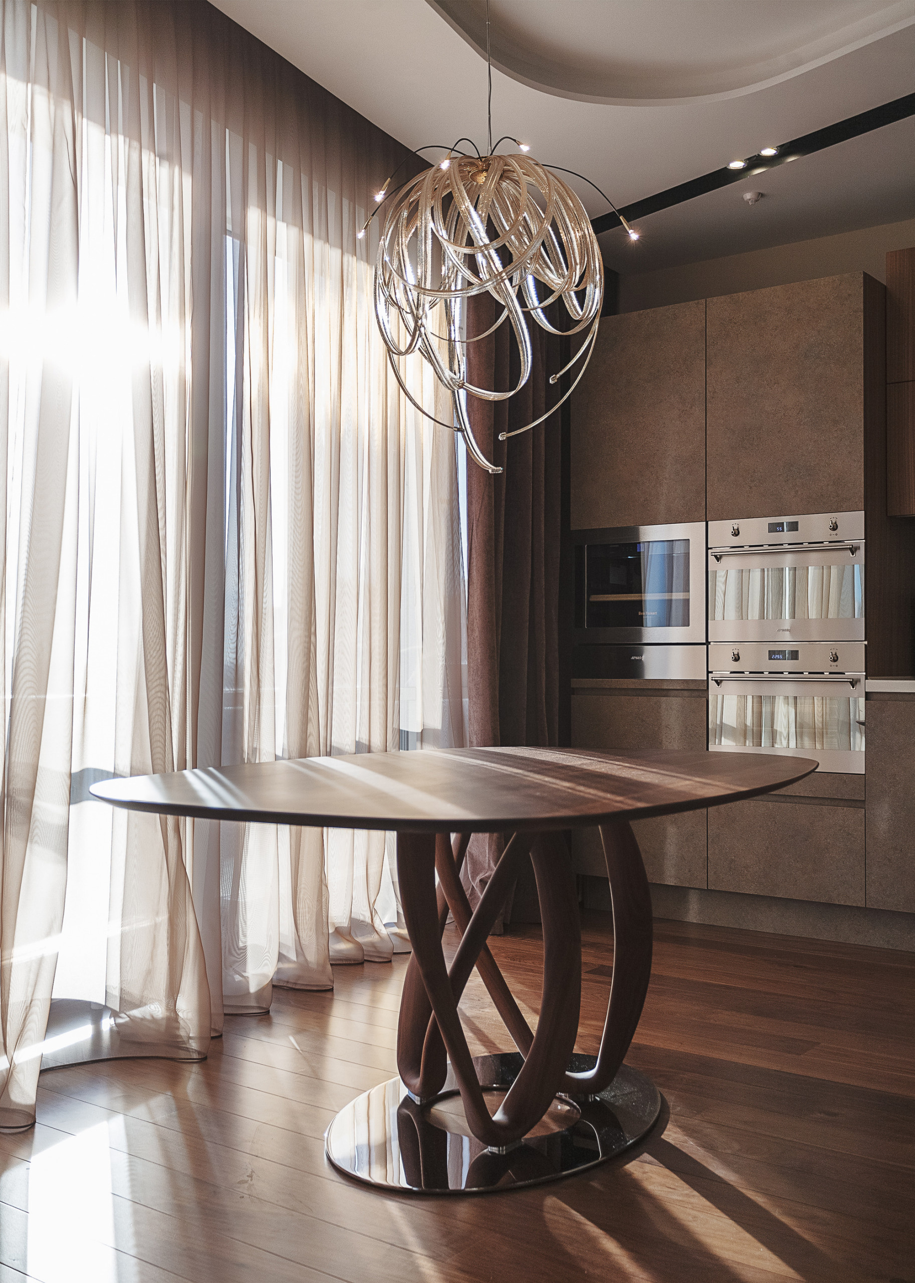 Houzz тур: Двухуровневая квартира без острых углов