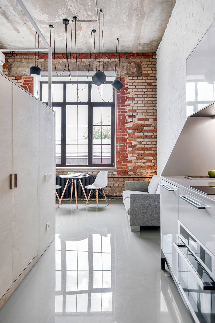 Houzz тур: Московский лофт для молодой пары в 24 «квадрата»