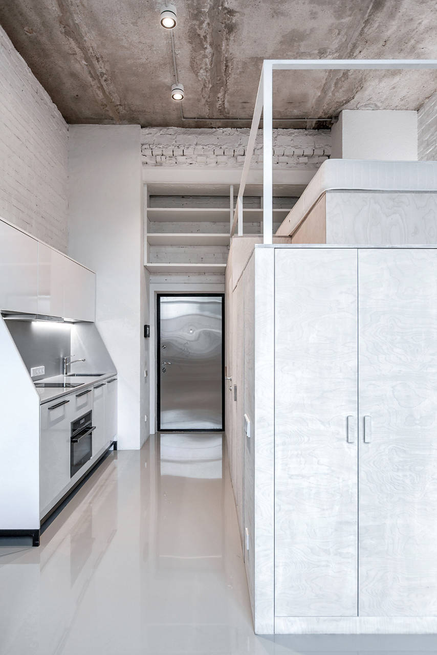 Houzz тур: Московский лофт для молодой пары в 24 «квадрата»