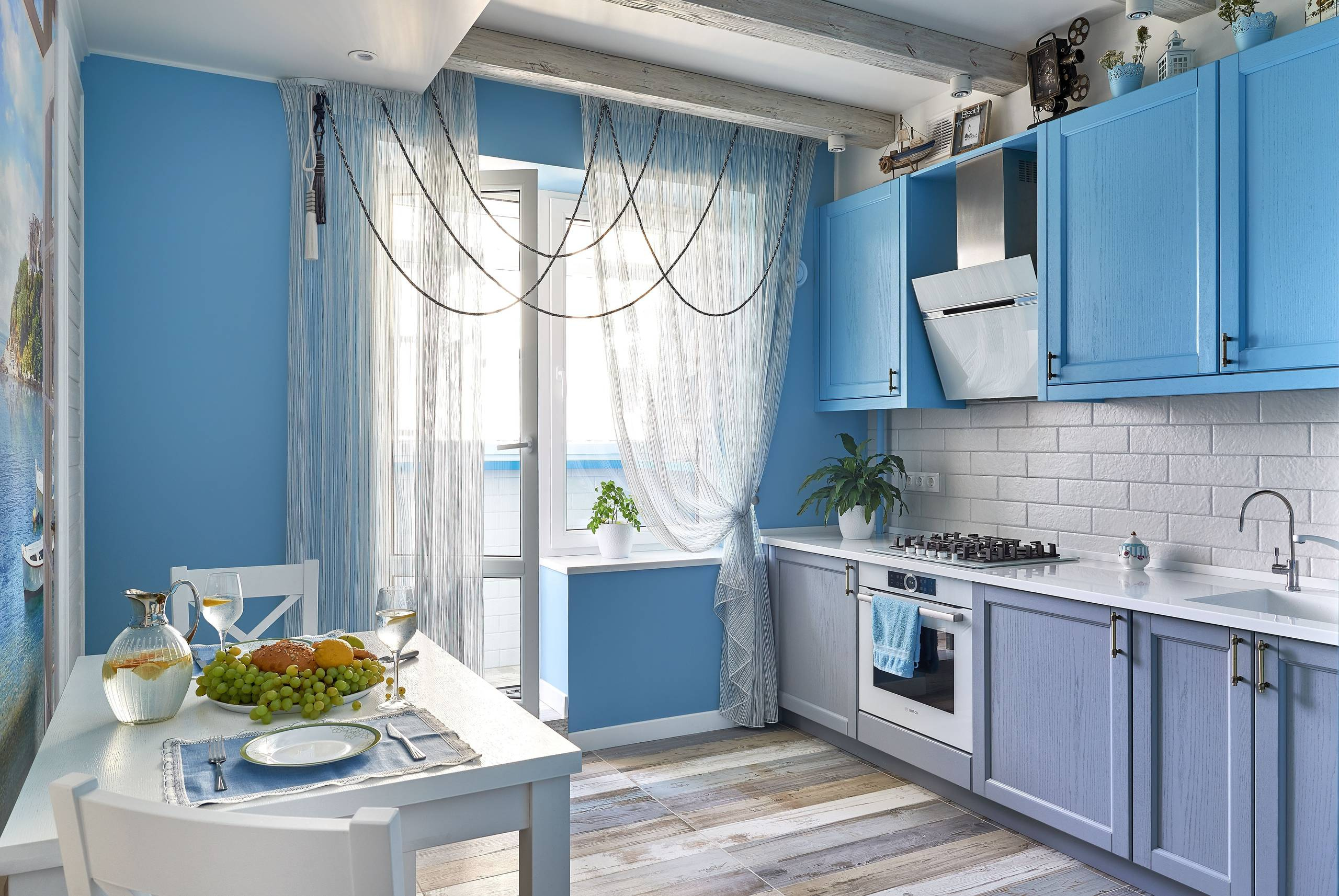 Просто фото: Кухня в греческом стиле — 20 решений