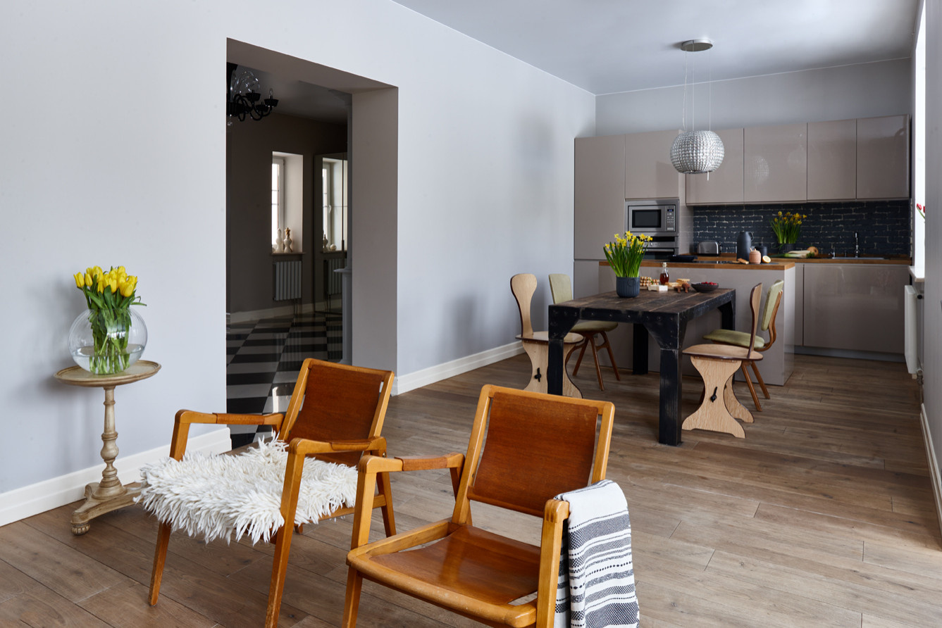 В гостях: Винтажные каре в доме дизайнера на Новой Риге