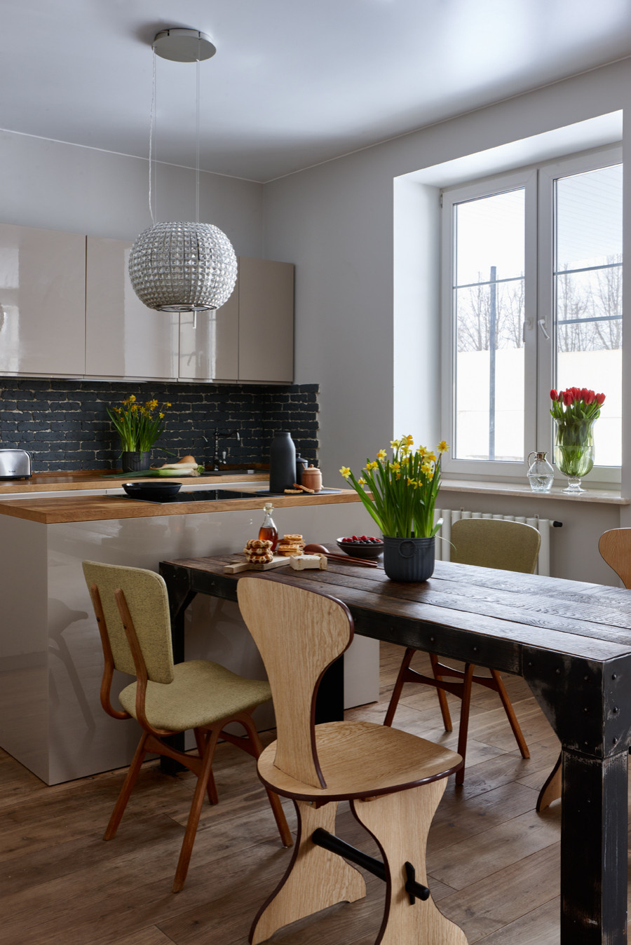 В гостях: Винтажные каре в доме дизайнера на Новой Риге