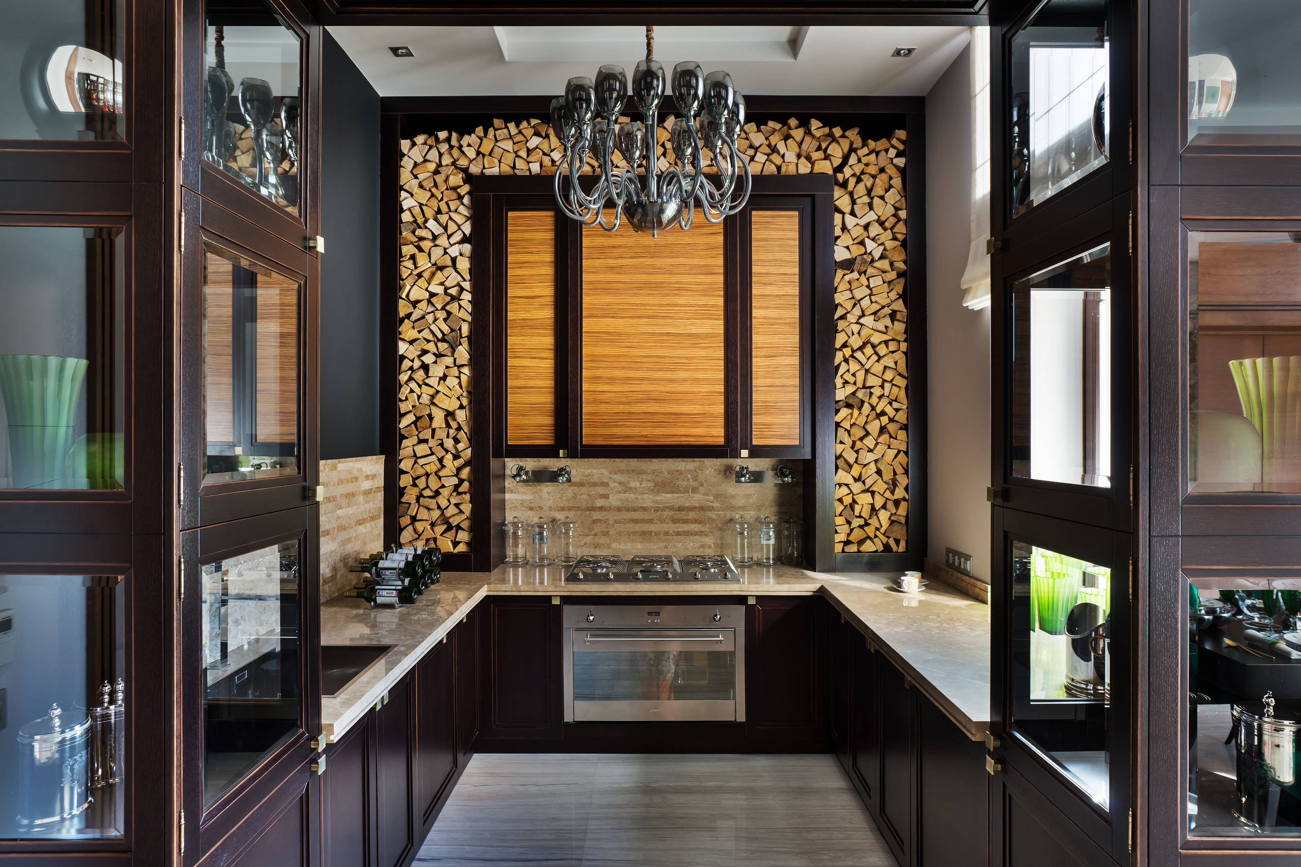 Просто фото: Кухни на три стороны