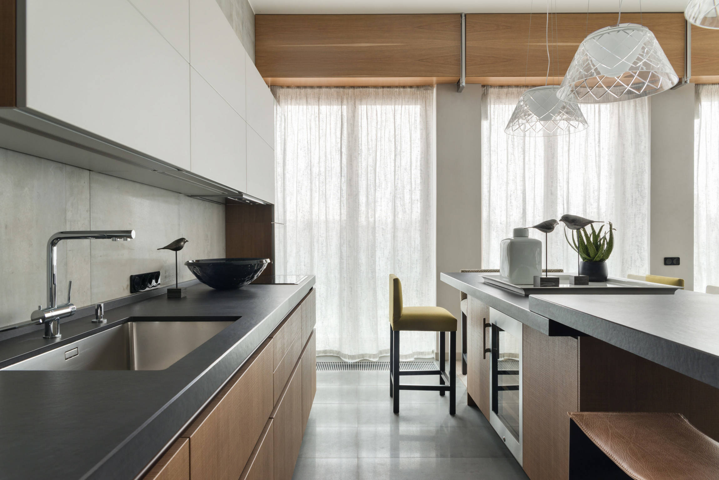 Houzz тур: Лофт и современная классика в одной квартире