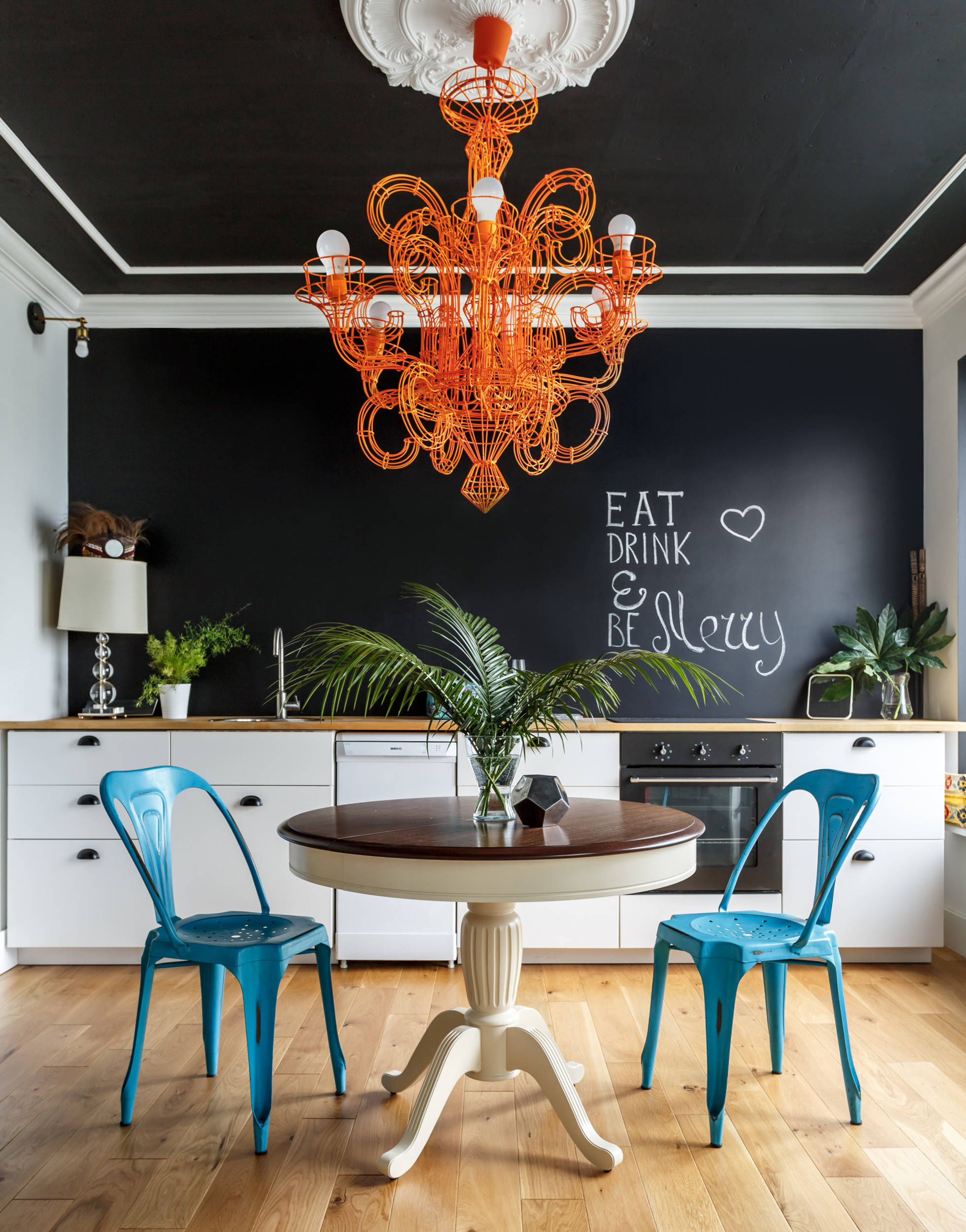 Houzz тур: Квартира с черным потолком