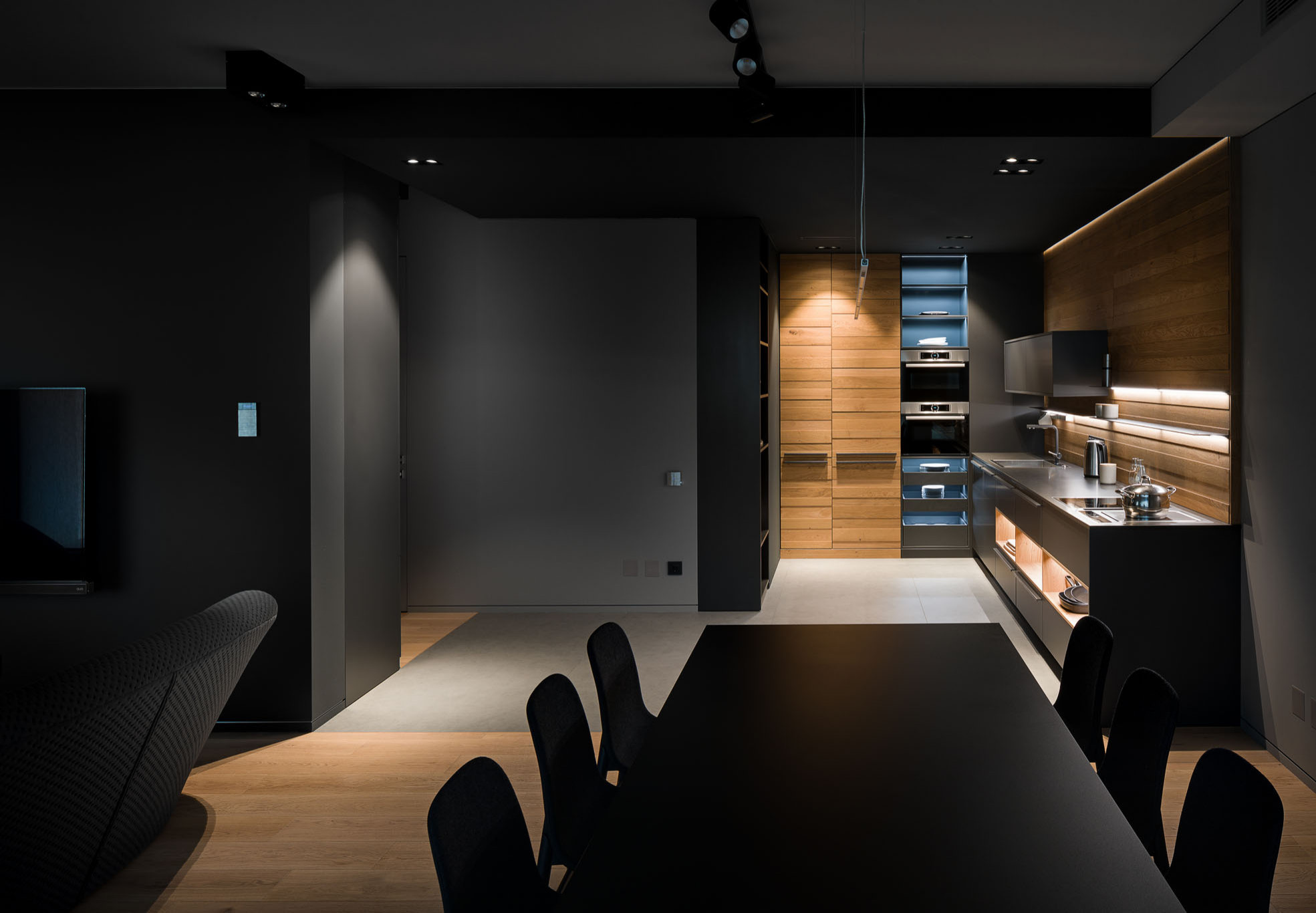 Houzz Украина: Квартира — аквариум с видом на город