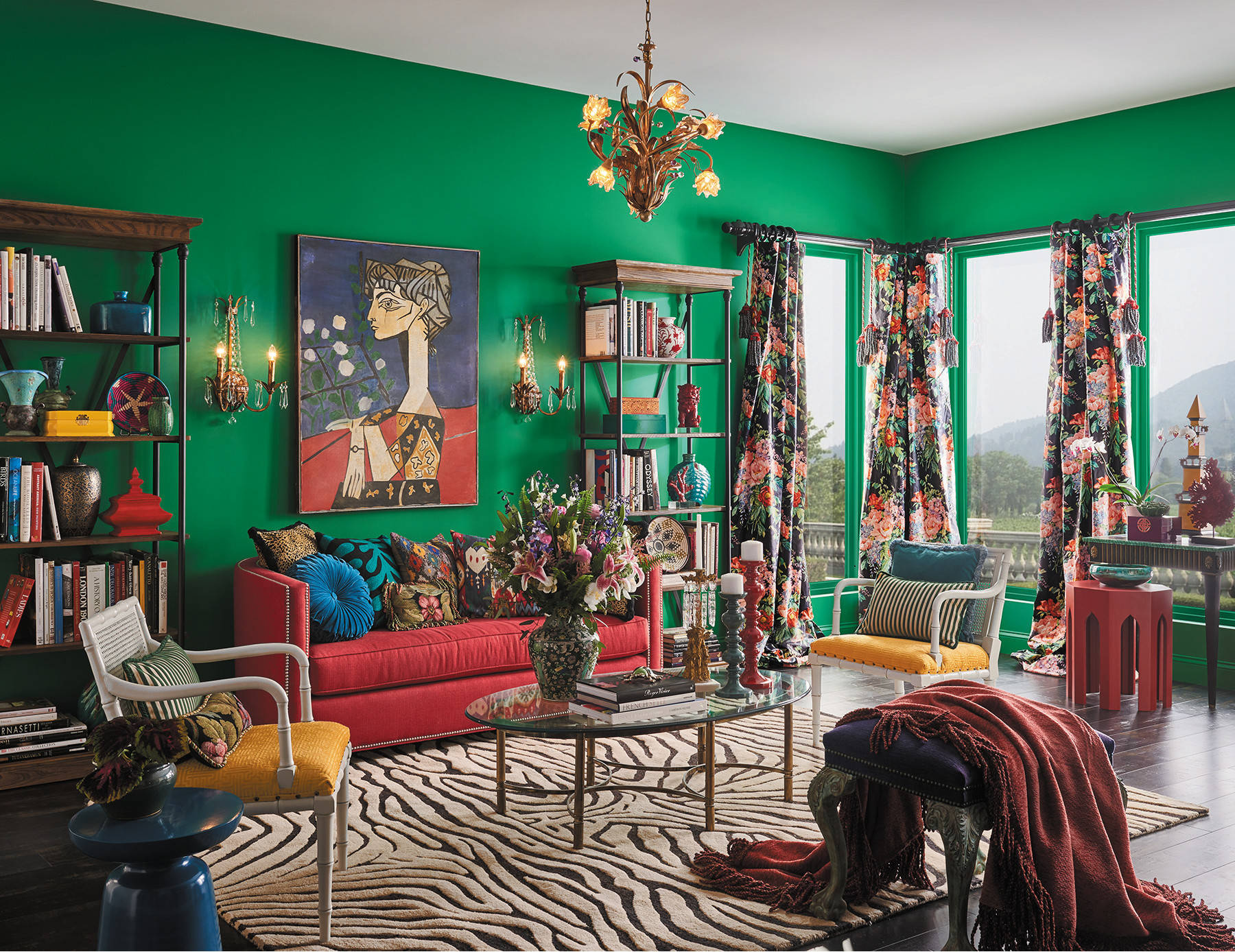 Алгоритм: Как перенести в интерьер сочетания цветов с фото