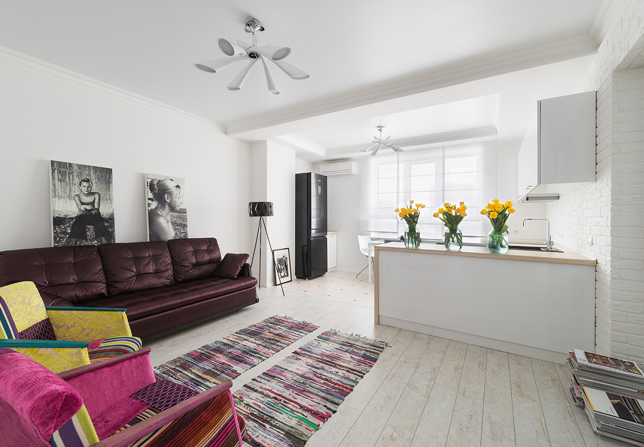 Работа по совместительству: Как объединить кухню и гостиную