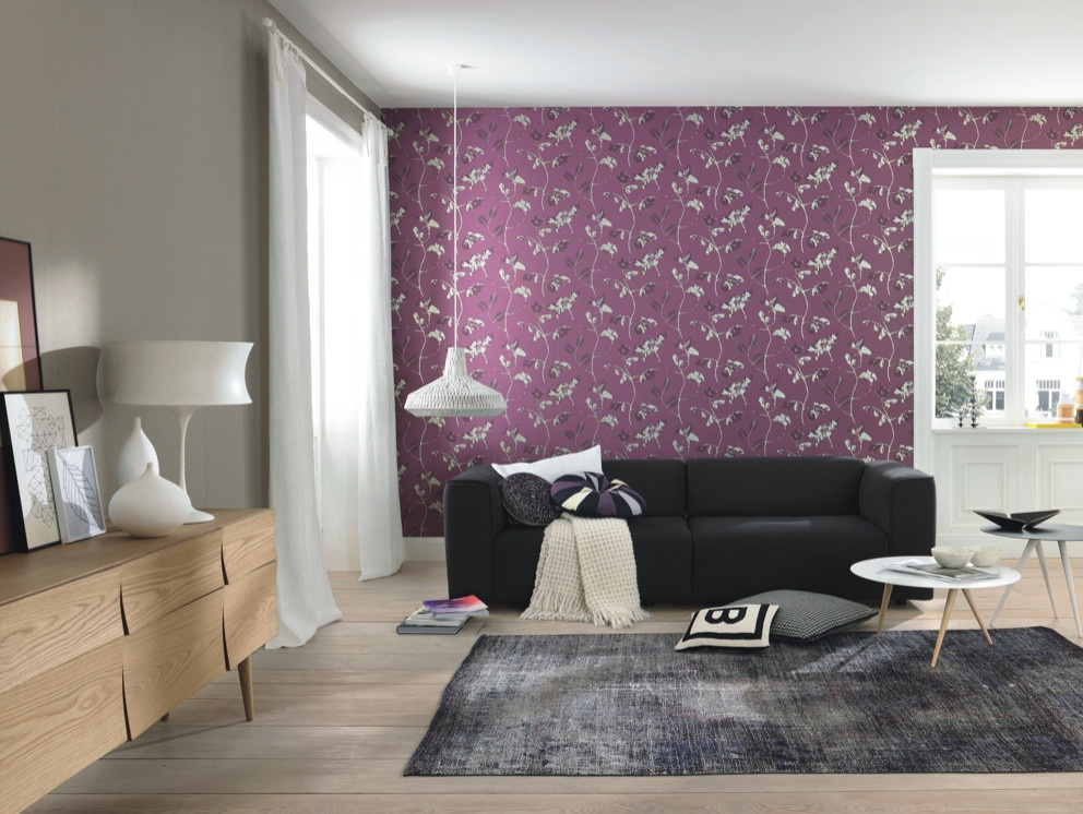 Современные обои для зала