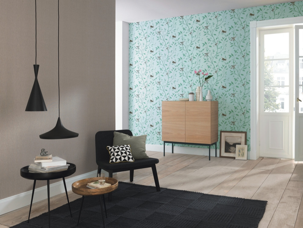 Современные обои для зала