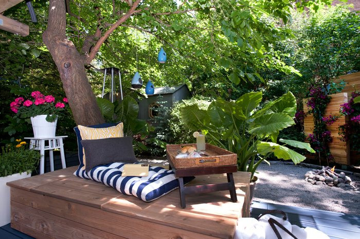 Занавес: Ткани в саду как доступная декоративная роскошь