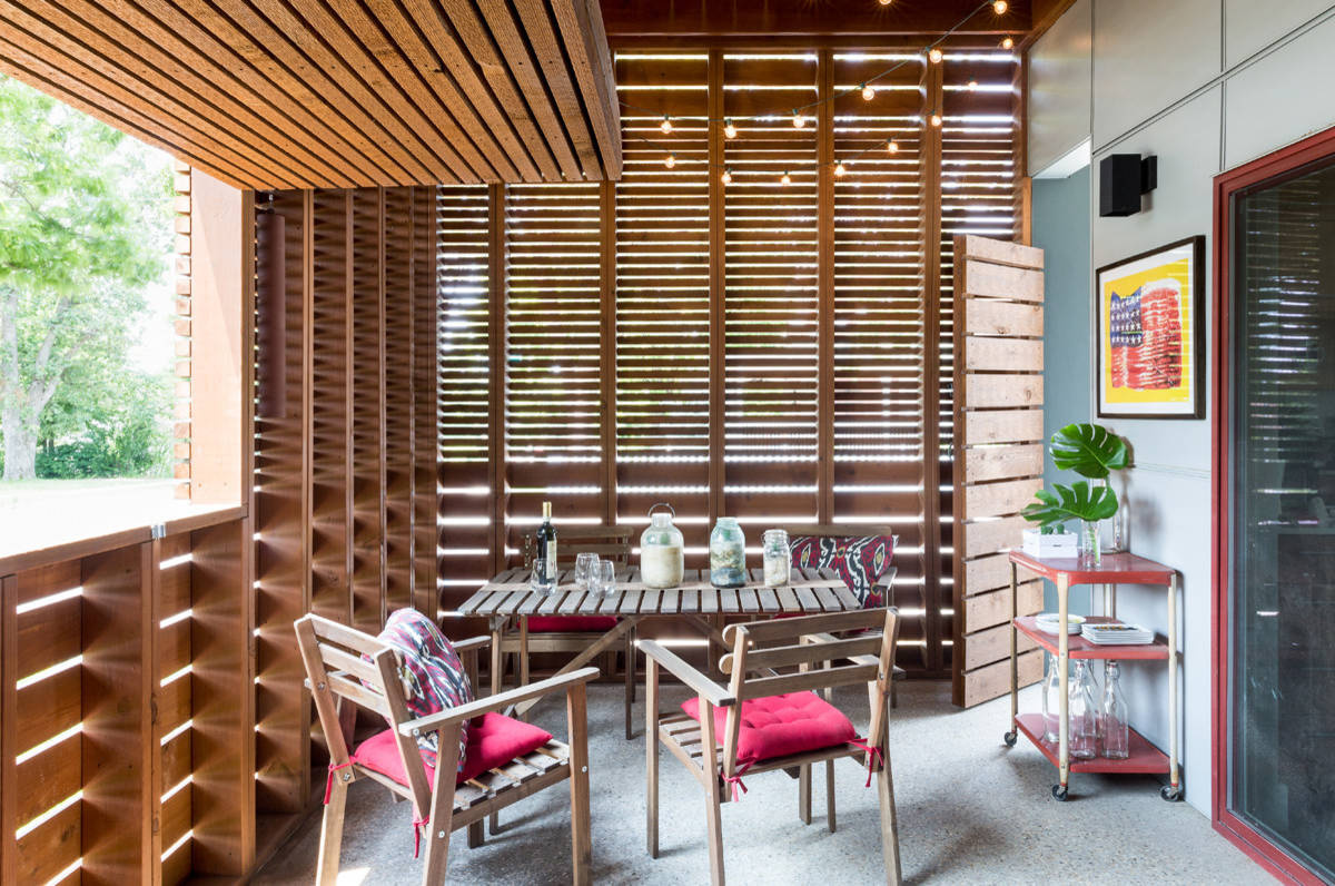 Фотоохота: 20 веранд с красивой защитой от любопытных глаз