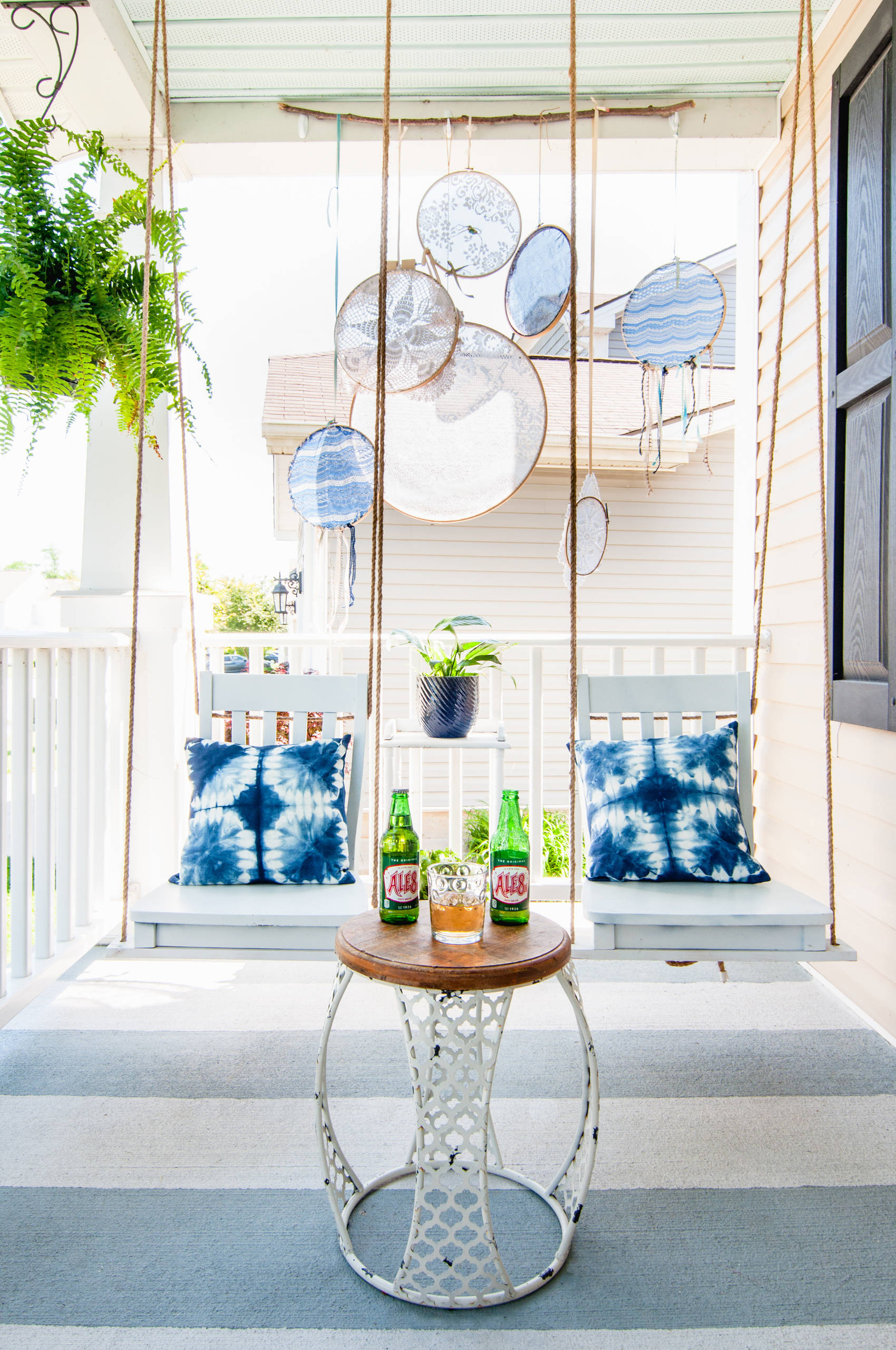 Фотоохота: 67 идей для дачных качелей