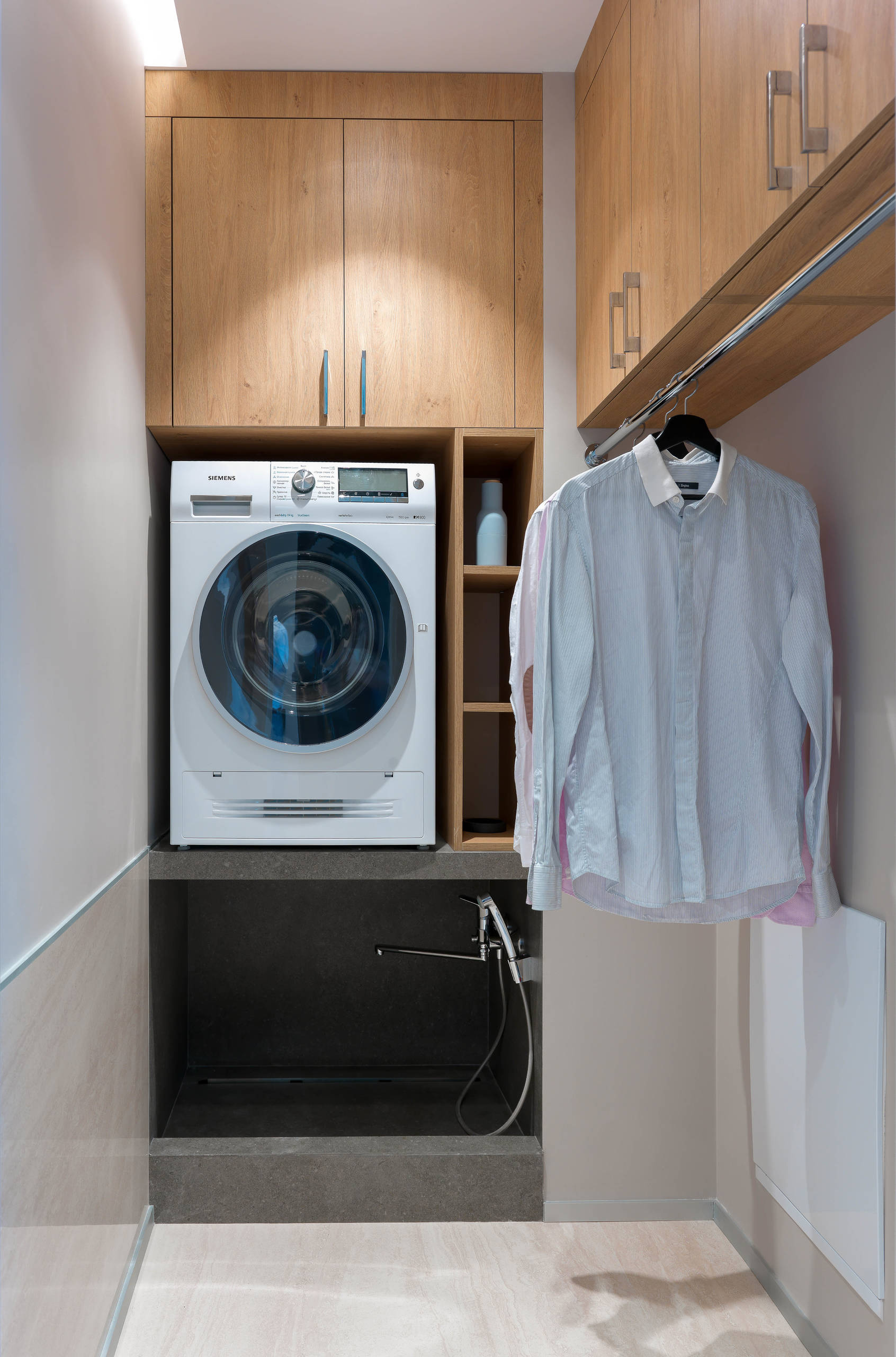 Просто фото: Как спрятать стиральную машину