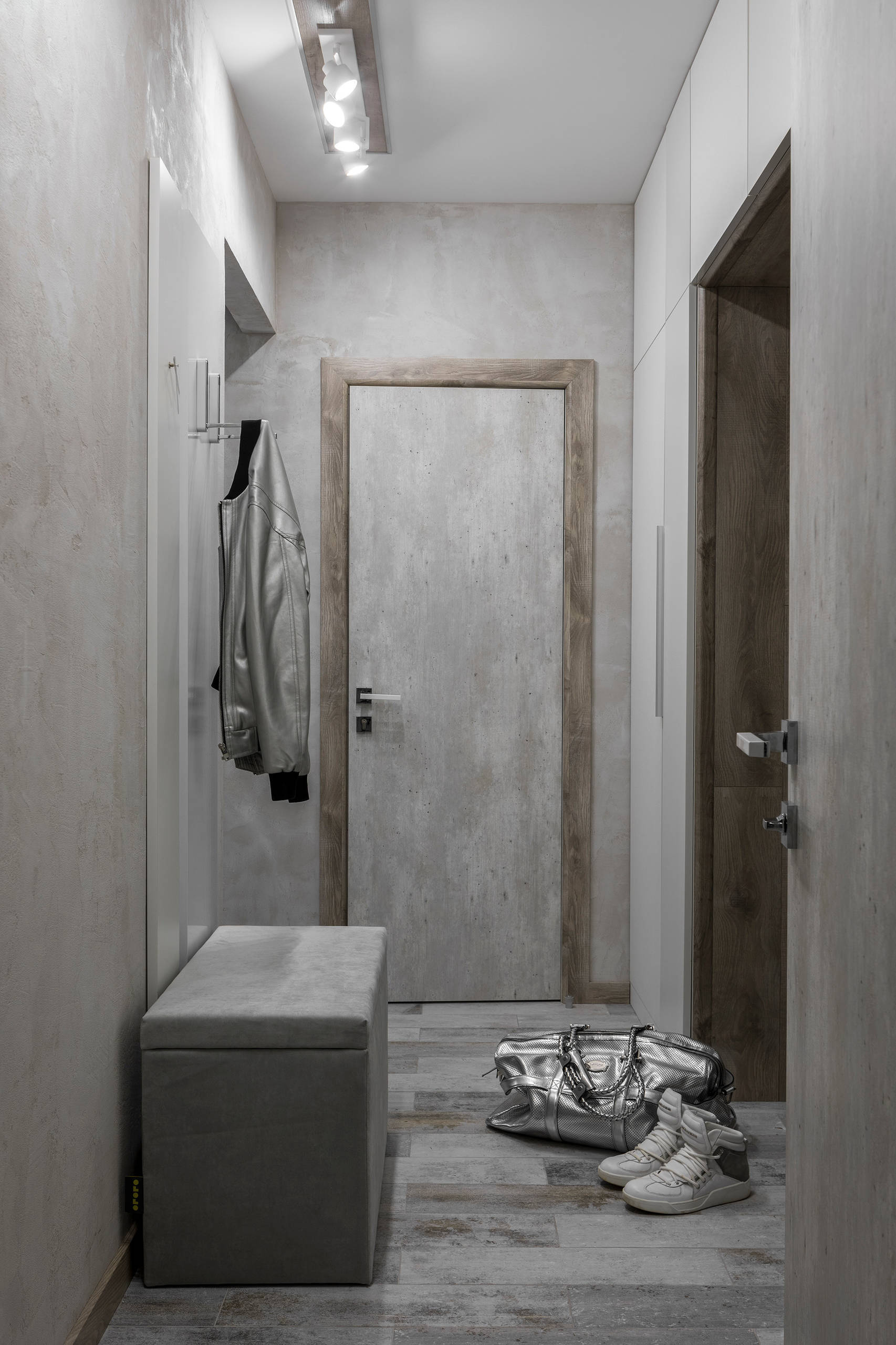 Houzz тур: Квартира холостяка в оттенках серого