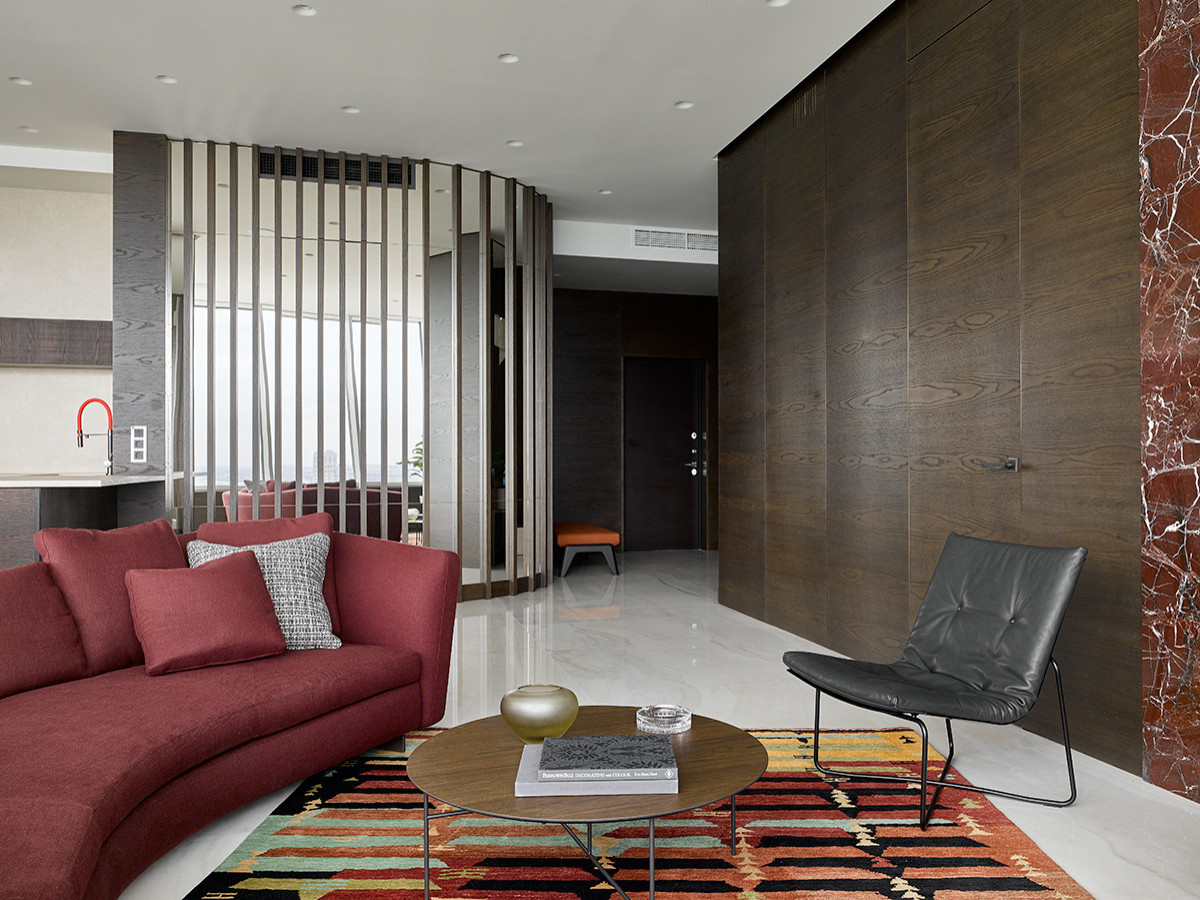 Houzz тур: Квартира с радиусной планировкой