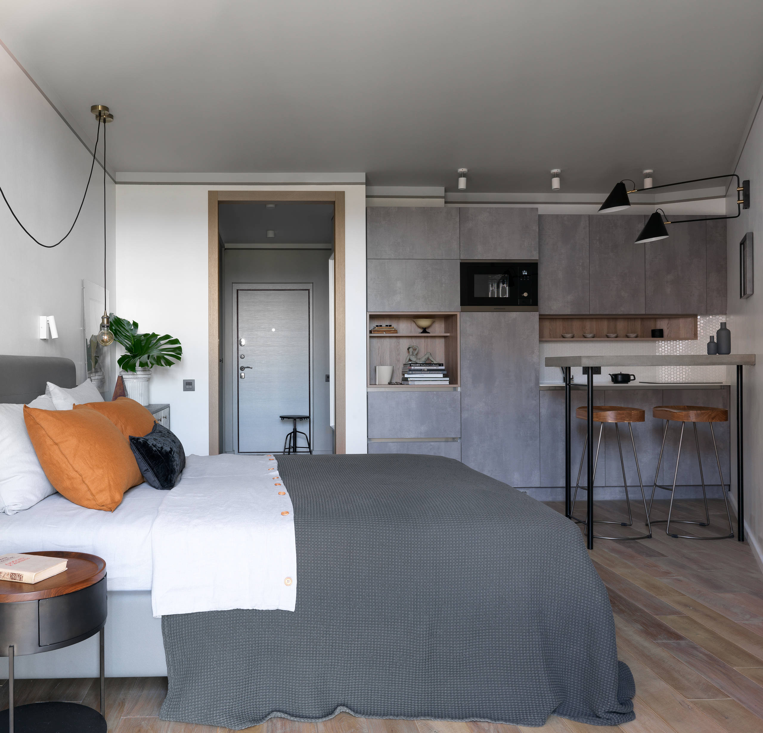 Houzz тур: Студия 27 кв.м с намёком на лофт