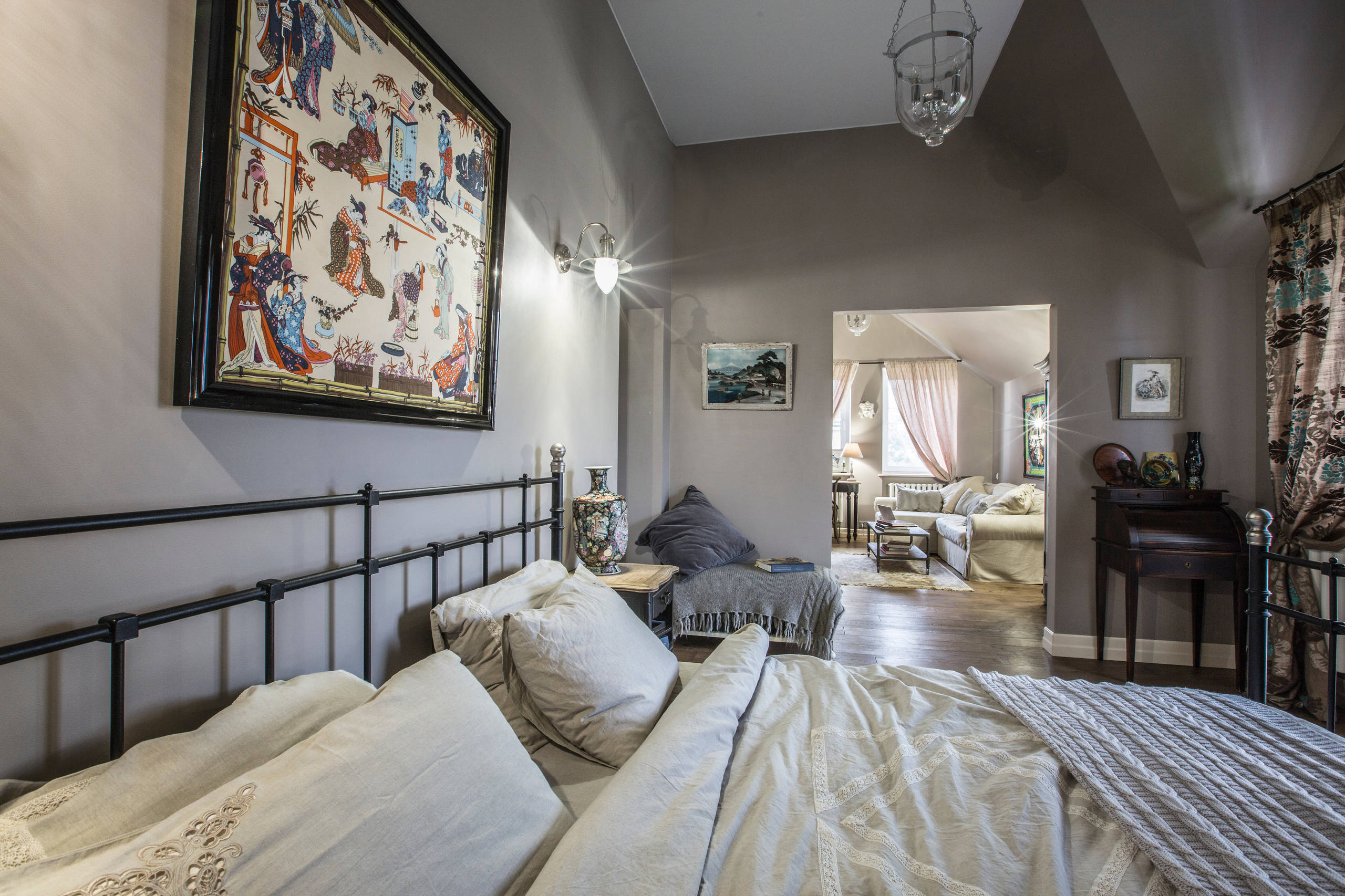 В гостях: Винтажные каре в доме дизайнера на Новой Риге